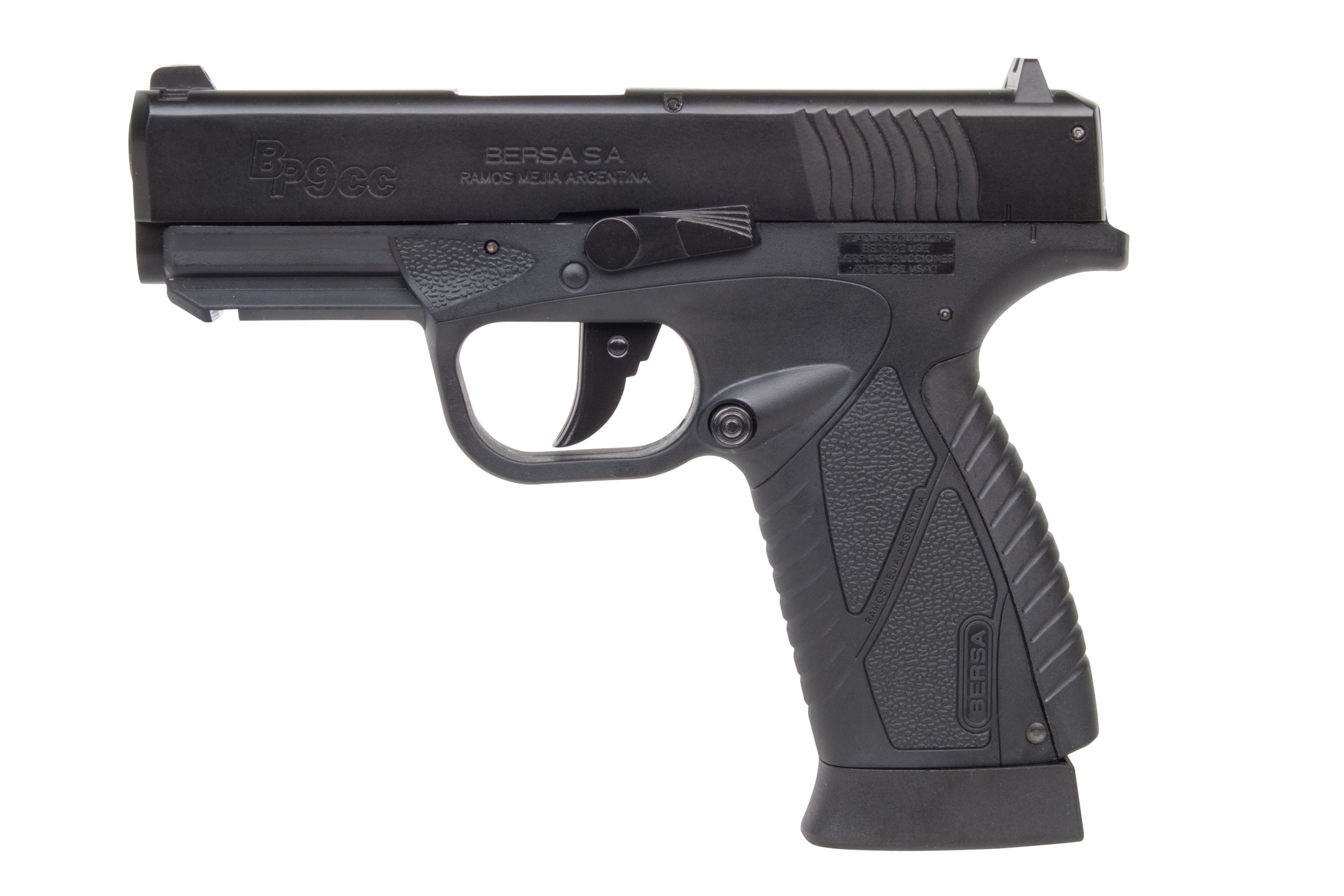 Bersa BP9CC Schwarz 4,5mm BB - Druckluft Co2 BlowBack Bersa BP9CC Schwarz 4,5mm BB - Druckluft Co2 BlowBack