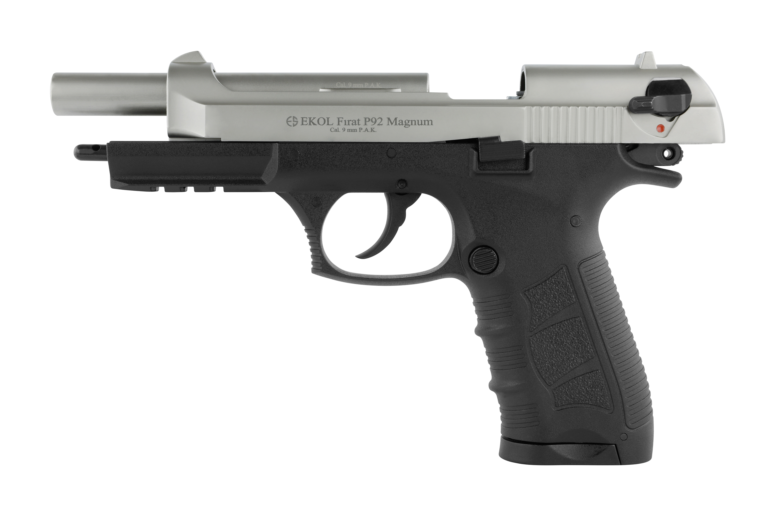 EKOL Firat P92 Magnum Nickel 9mm P.A.K. - Gas Signal