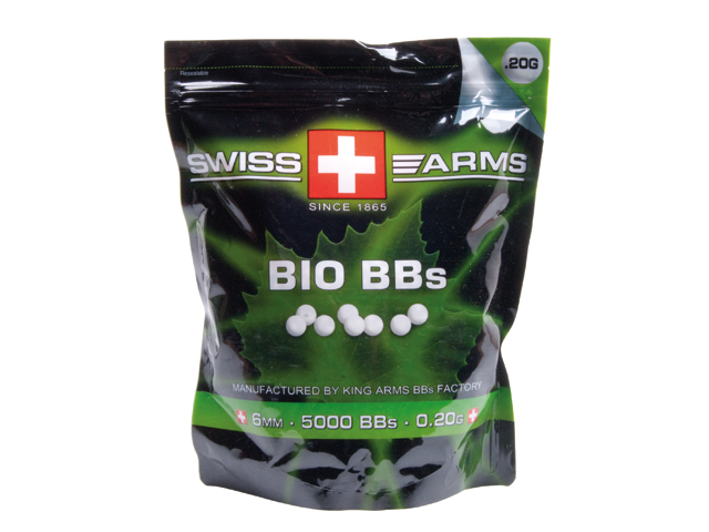 Swiss Arms BIO BBs 6 mm Weiß 0,20 g 5.000 Stück