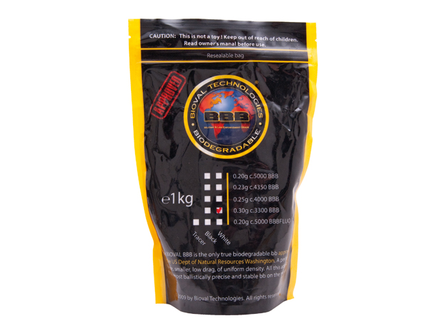 GSG Bioval 6 mm BIO BBs Weiß 0,30 g 3.300 Stück GSG Bioval 6 mm BIO BBs Weiß 0,30 g 3.300 Stück