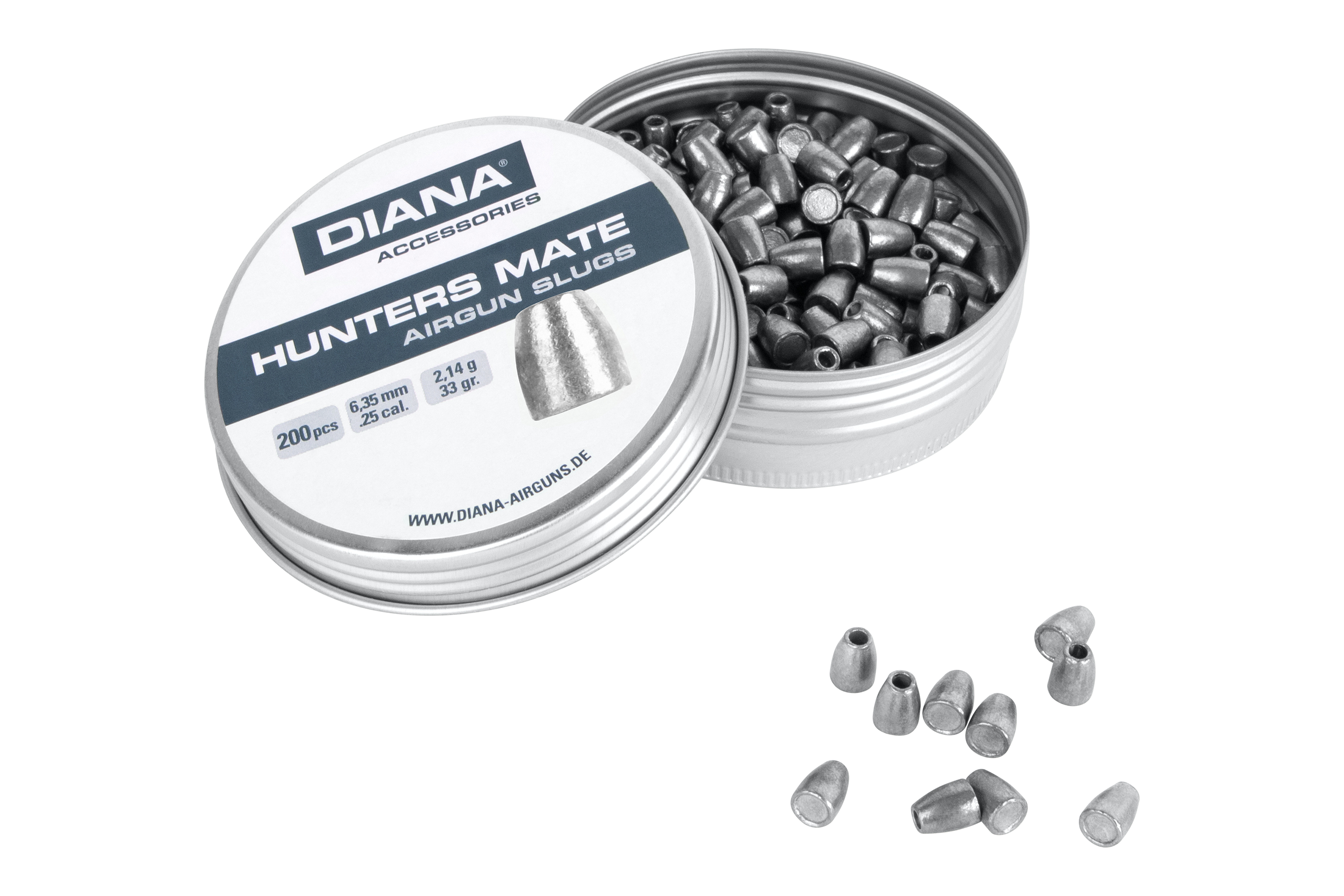 DIANA Hunters Mate Slugs 6,35mm 200 Stück DIANA Hunters Mate Slugs 6,35mm 200 Stück