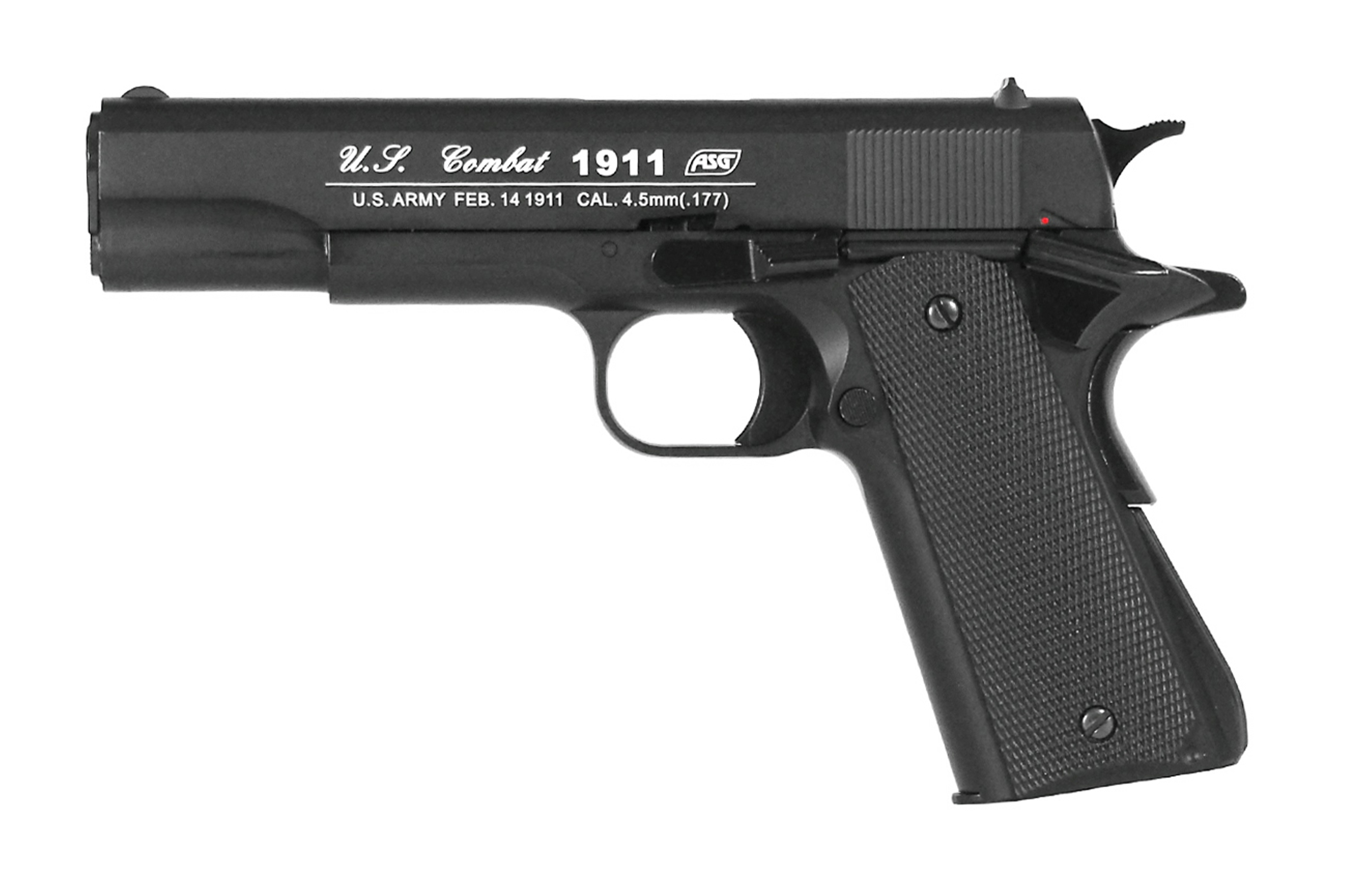 ASG 1911 US-C Schwarz 4,5mm BB - Druckluft Co2 BlowBack ASG 1911 US-C Schwarz 4,5mm BB - Druckluft Co2 BlowBack