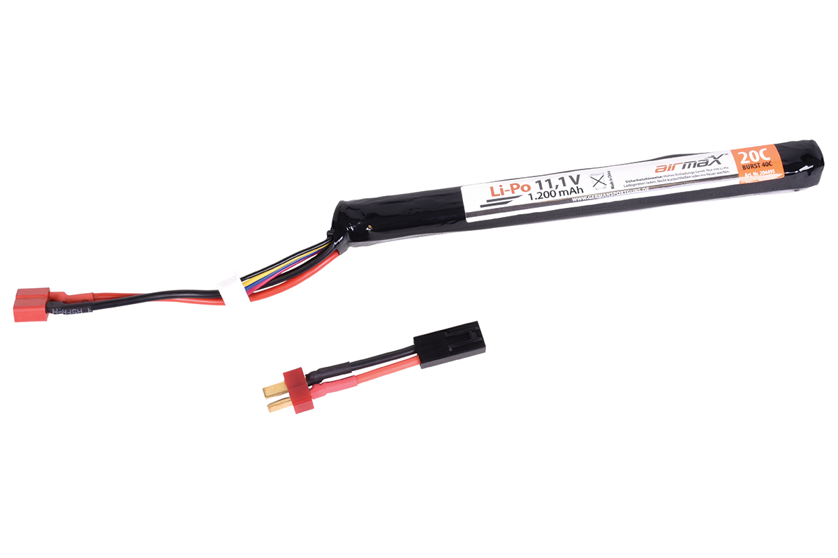 GSG Akku Li-Po 11,1V | 1.200 mAh Deanstecker - Airsoft GSG Akku Li-Po 11,1V | 1.200 mAh Deanstecker - Airsoft