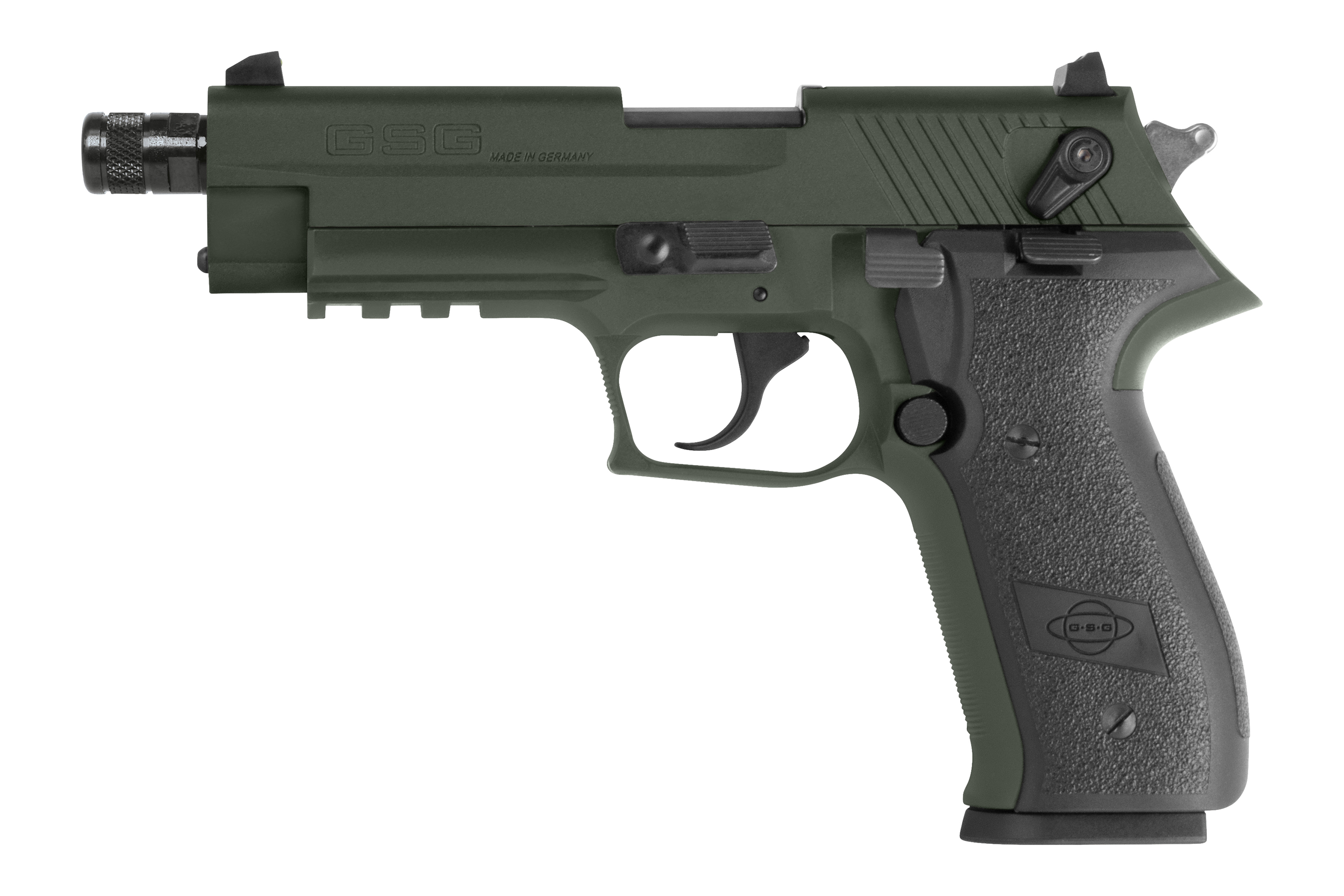 GSG FireFly SD OD Green .22lr HV - Selbstladepistole GSG FireFly SD OD Green .22lr HV - Selbstladepistole