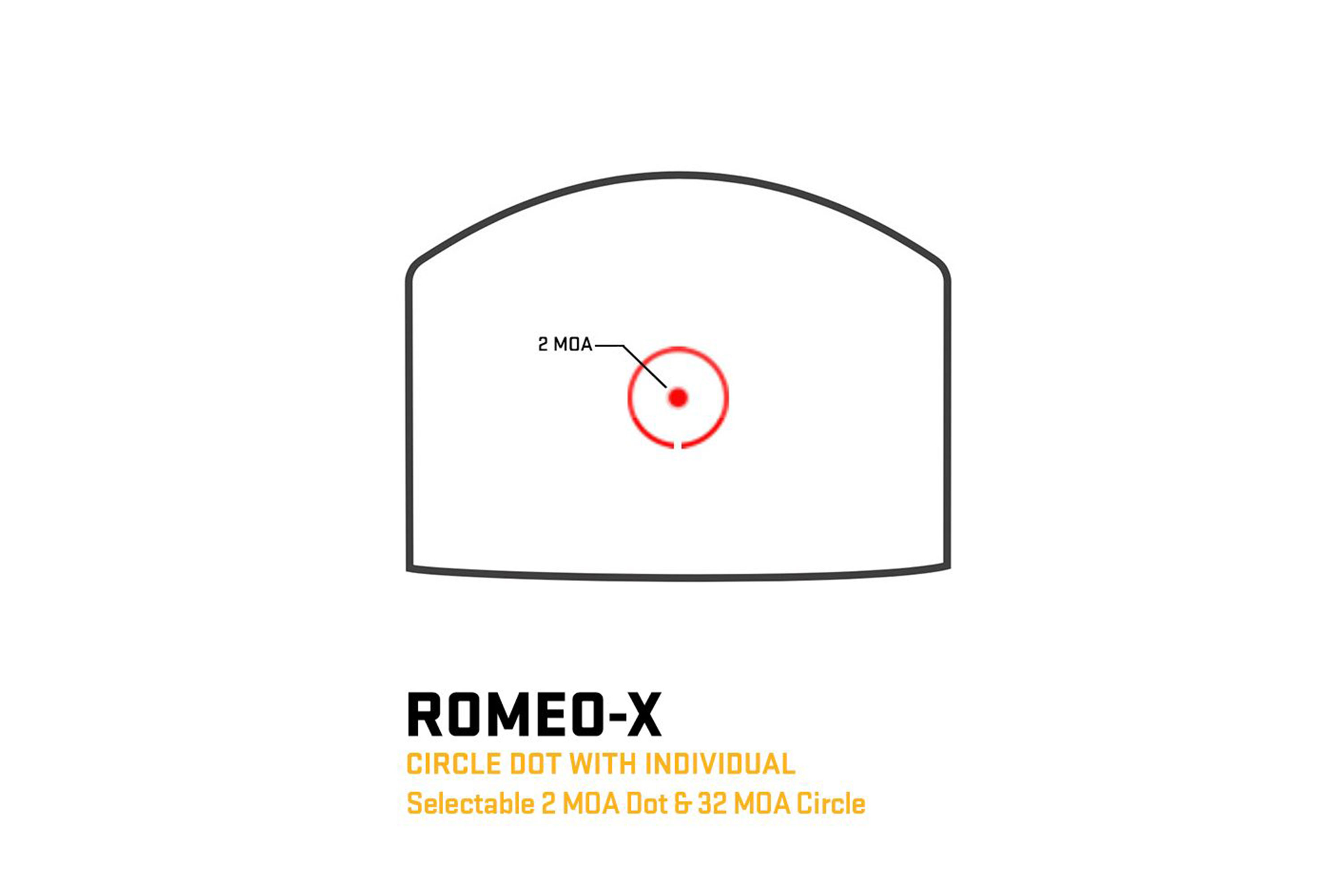 SIG SAUER ROMEO-X PRO Red Dot | Circle Dot FDE
