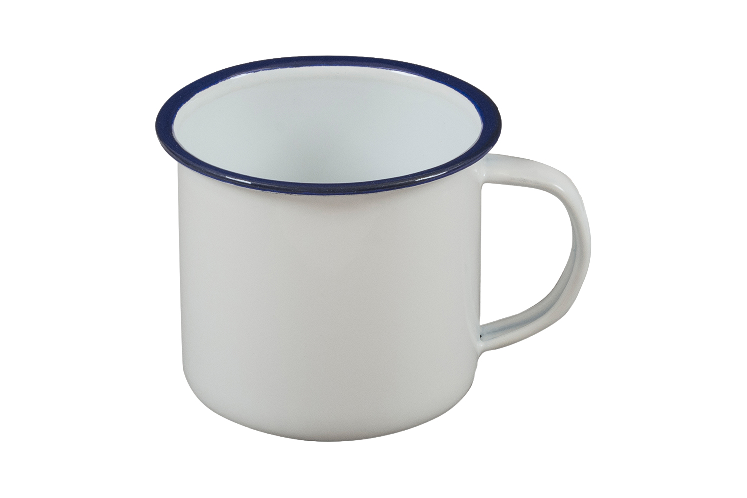 Highlander Emaille Becher Vintage 280ml Weiß