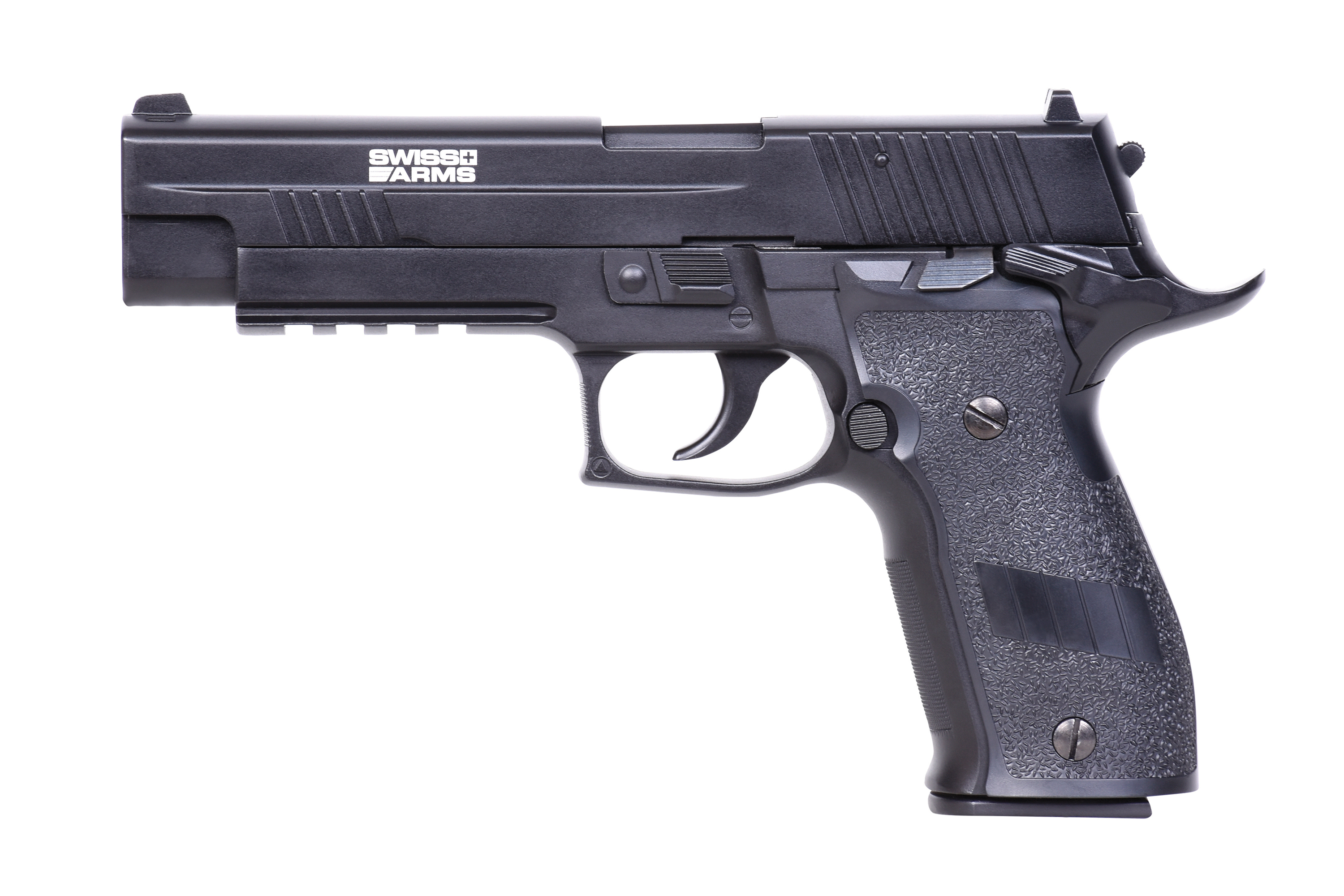 Swiss Arms Navy Pistol XXL Schwarz 6mm - Airsoft Co2 BlowBack Swiss Arms Navy Pistol XXL Schwarz 6mm - Airsoft Co2 BlowBack
