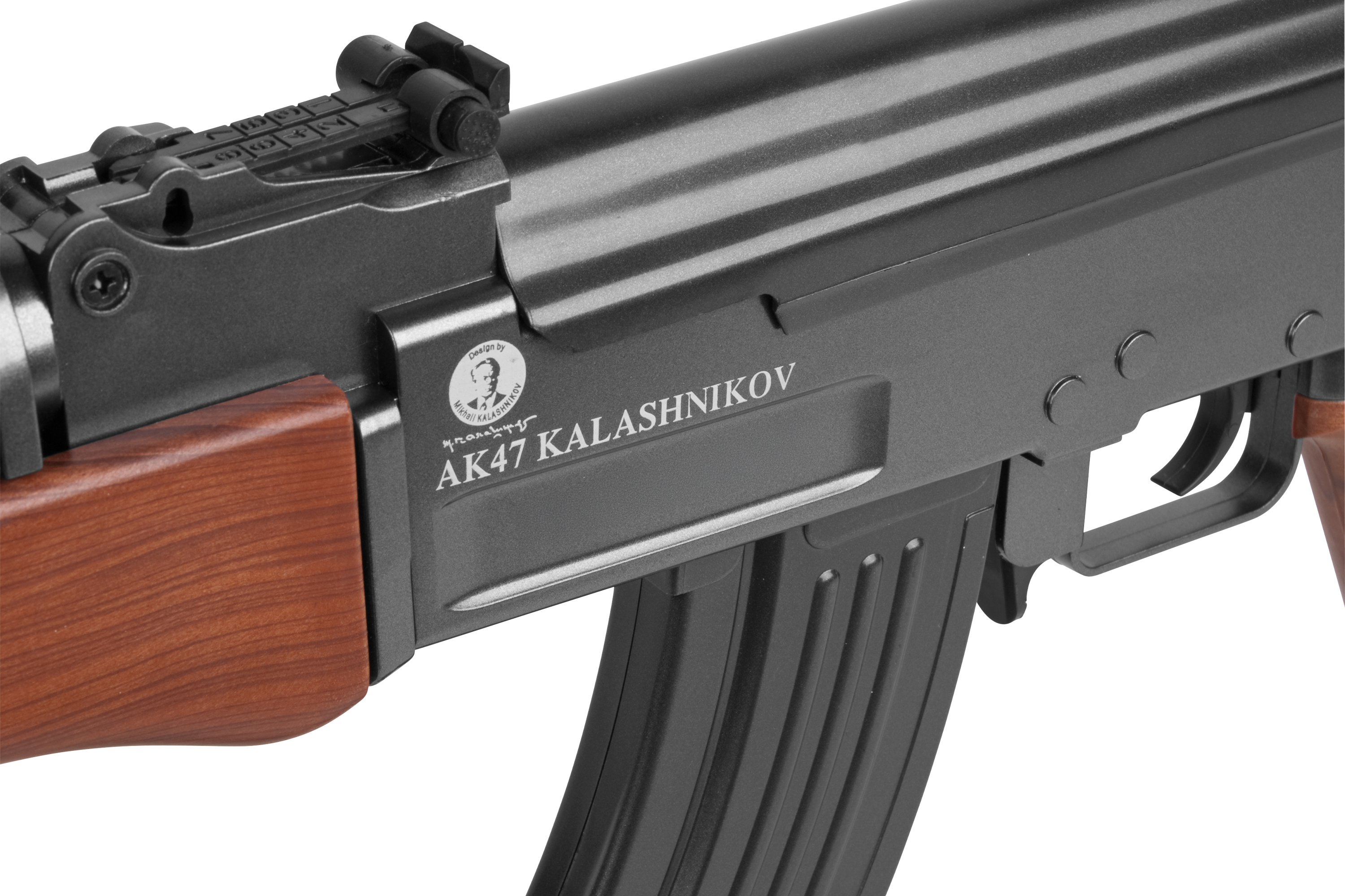 Kalashnikov AK47 Holzoptik 6mm  - Airsoft Federdruck < 0,5 Joule