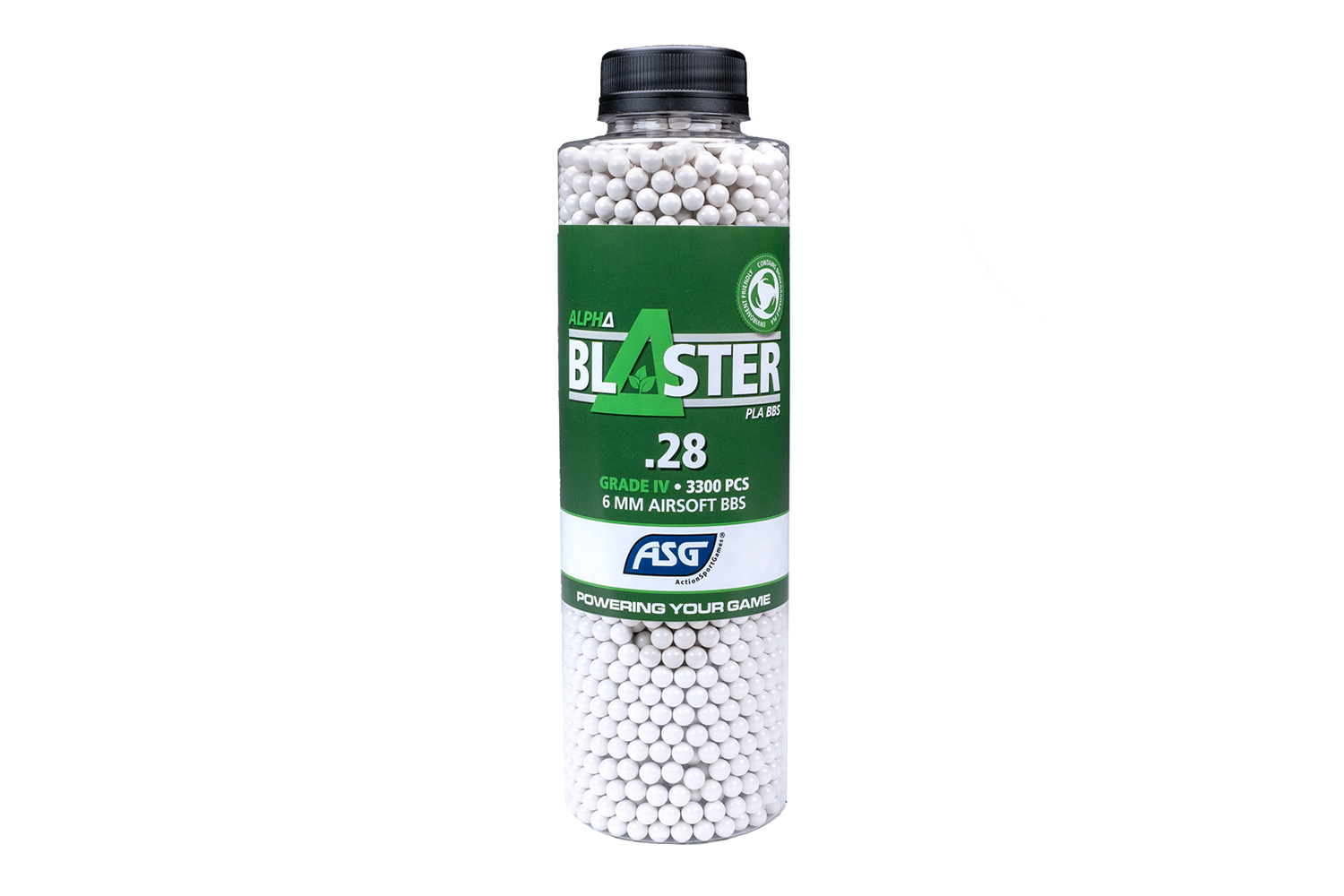 Alpha Blaster PLA 6mm BBs Weiß 0,28 g 3.300 Stück