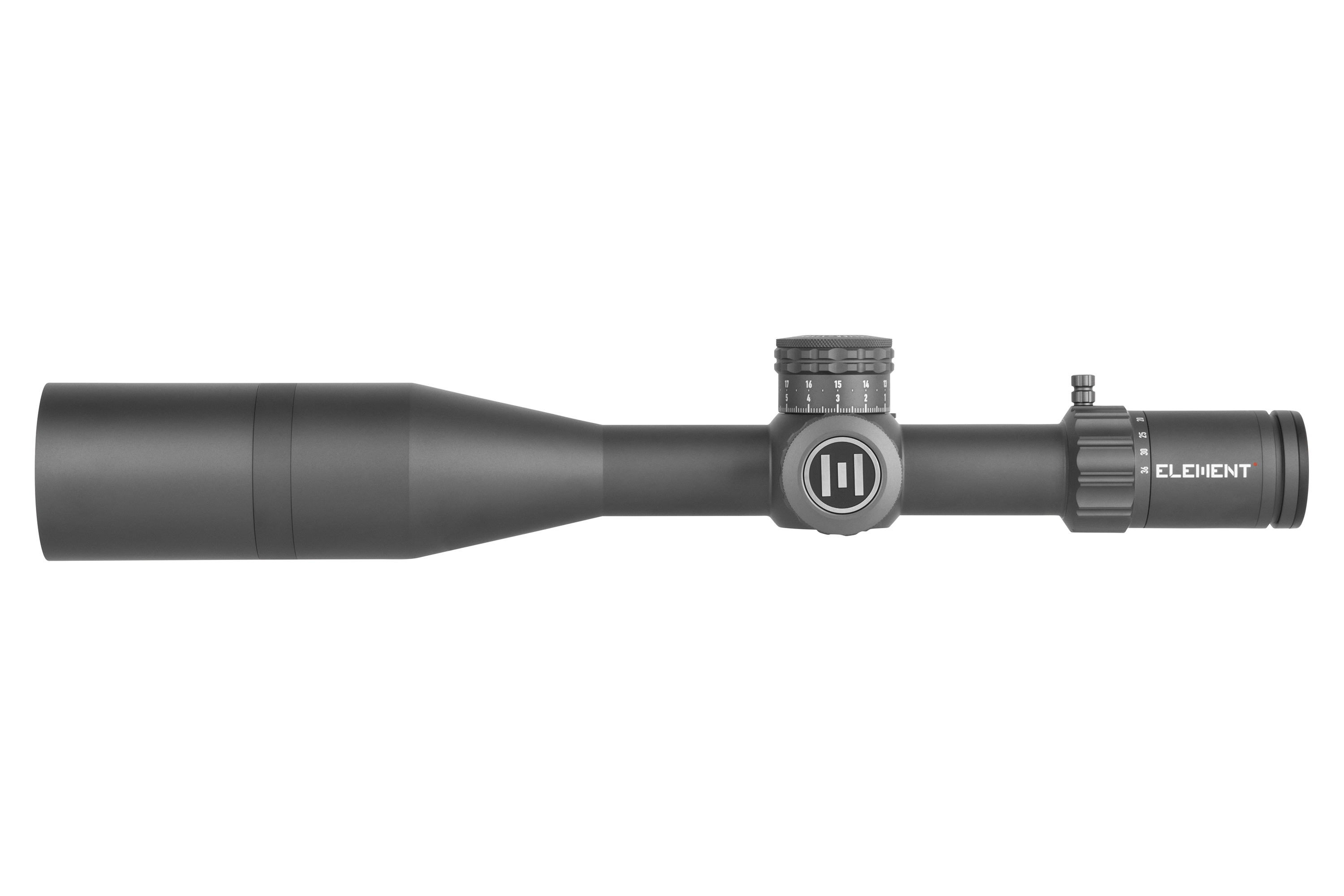 Element Optics Theos | 6-36x56 | APR-2D MRAD FFP Grau Element Optics Theos | 6-36x56 | APR-2D MRAD FFP Grau