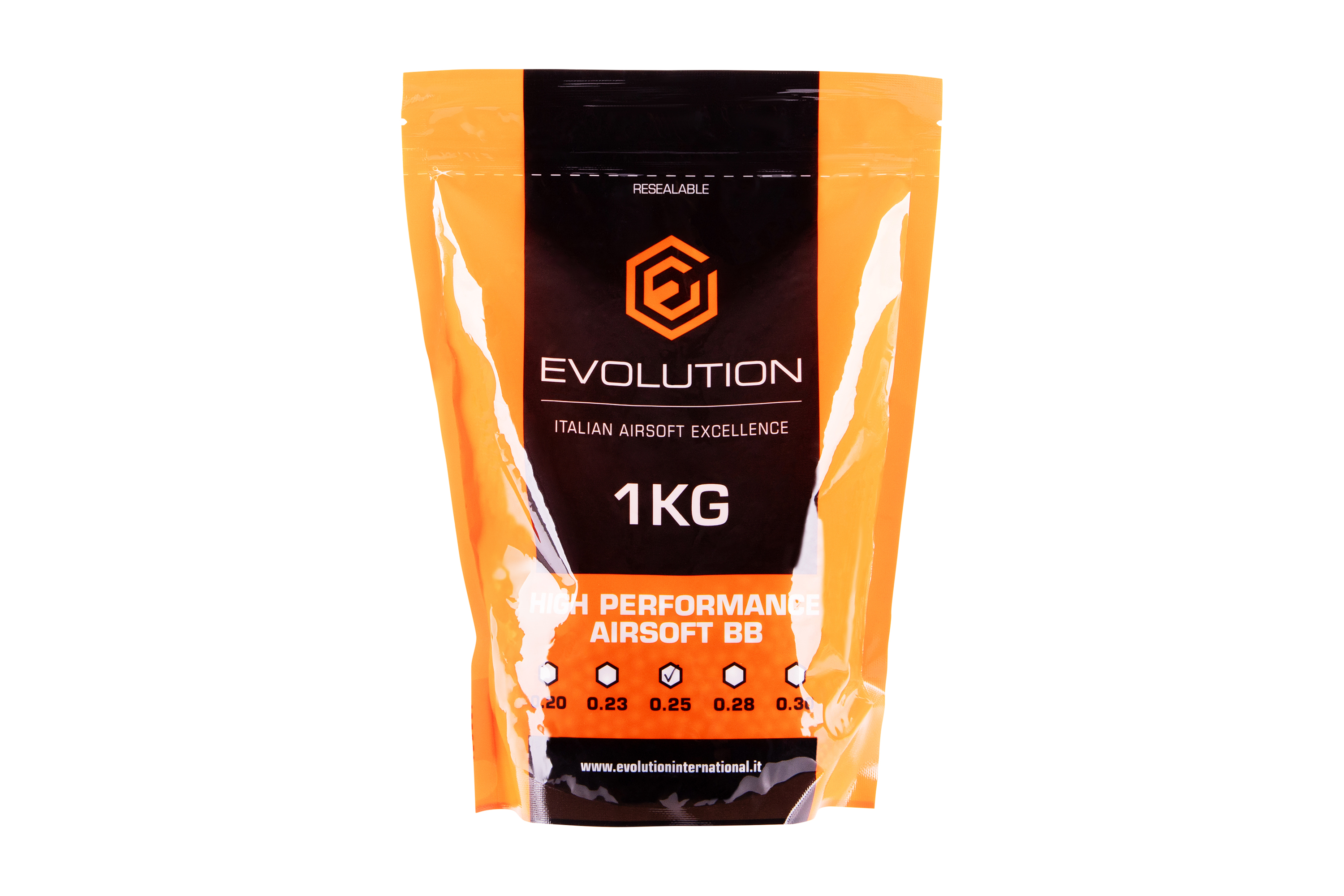 Evolution High Performance Airsoft BBs 6 mm 0,25 g 4.000 Stück Evolution High Performance Airsoft BBs 6 mm 0,25 g 4.000 Stück