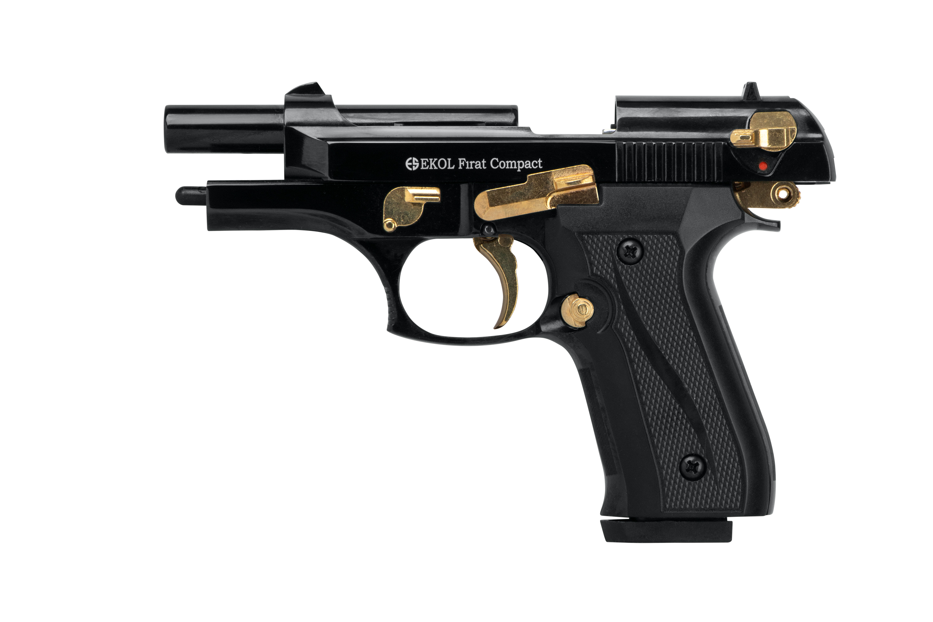 Ekol Compact Schwarz-Gold 9mm P.A.K. - Gas-Signal