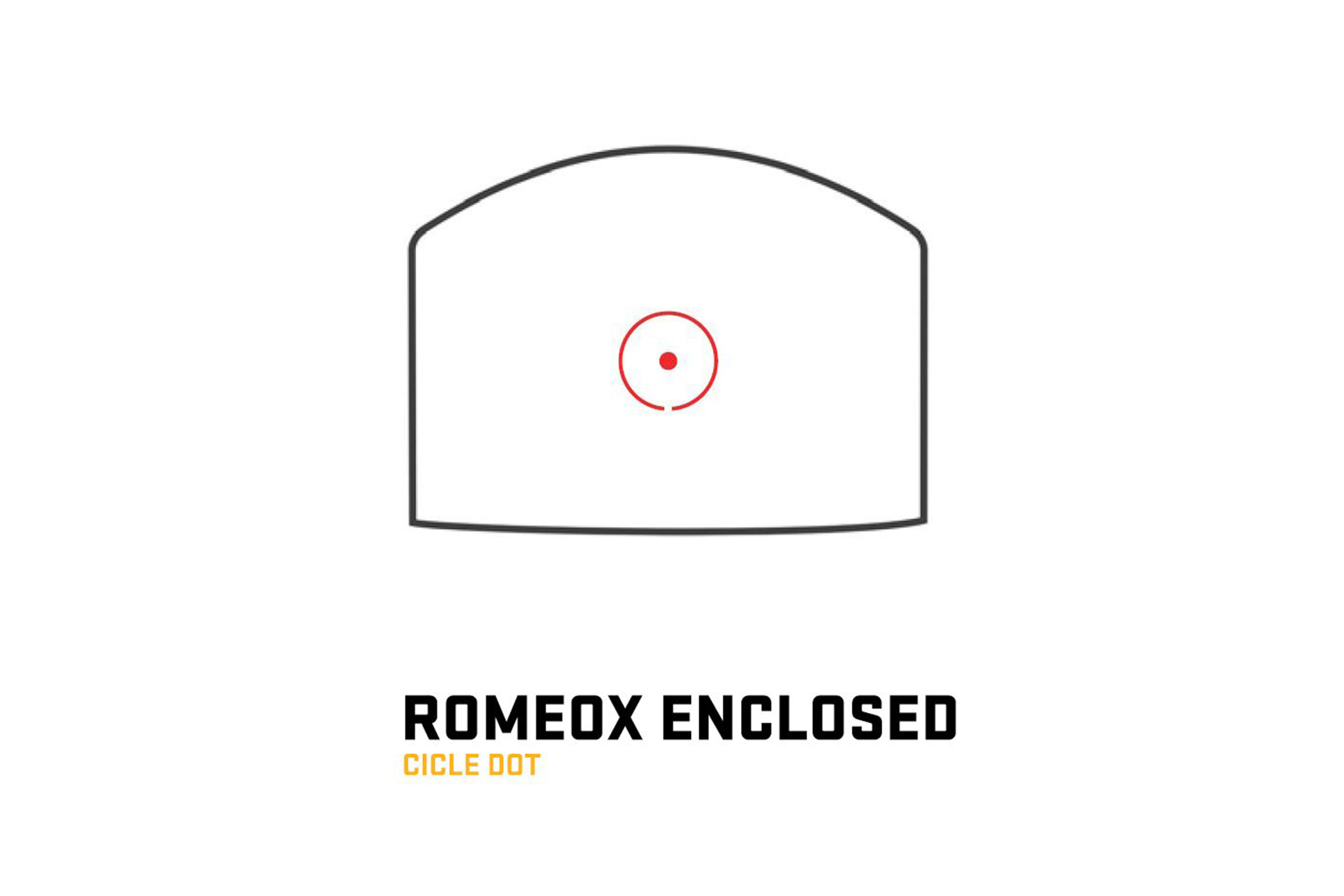 SIG SAUER ROMEO-X Enclosed PRO Red Dot | Circle Dot