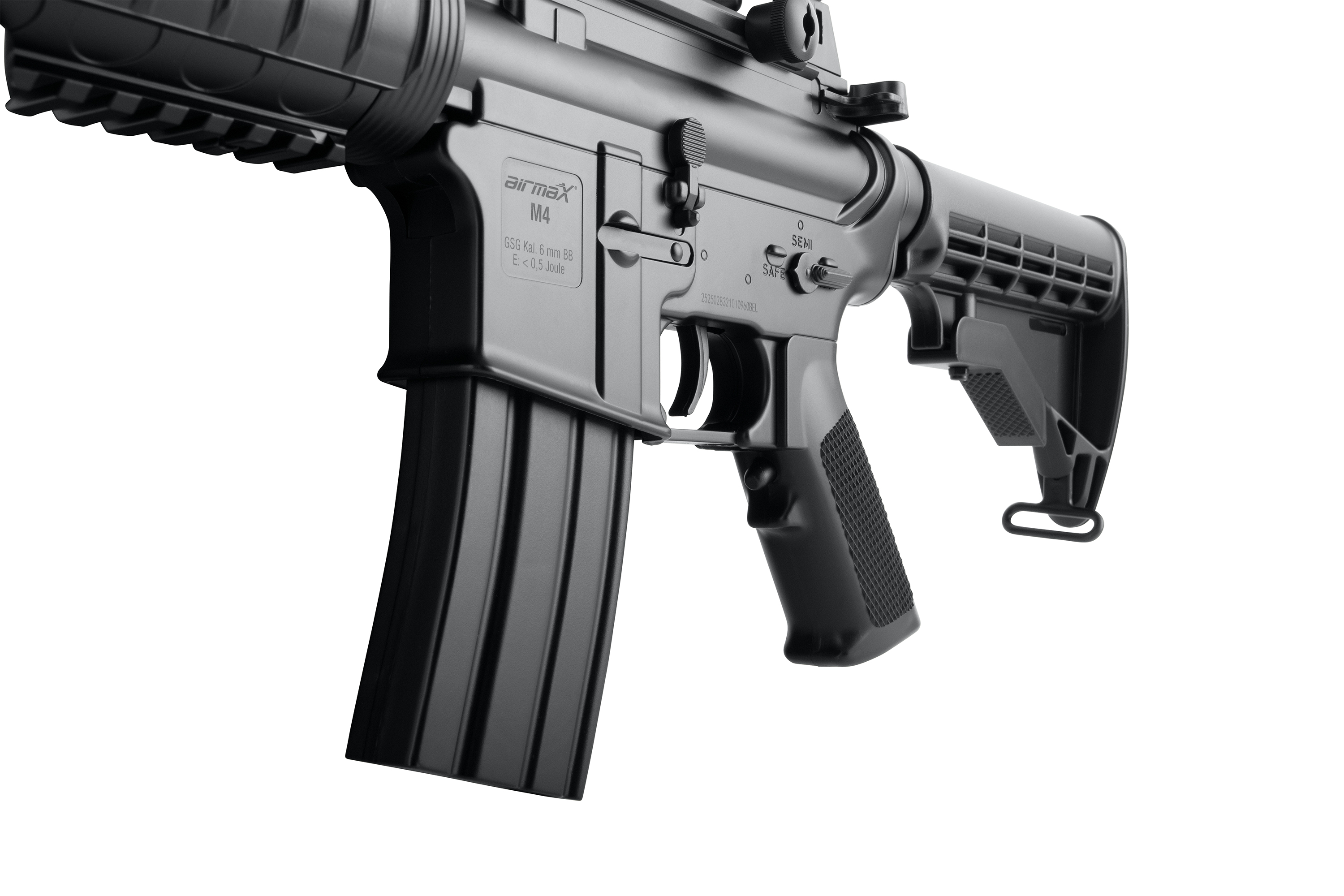 airmaX M4 Schwarz 6mm - Airsoft AEG < 0,5 Joule