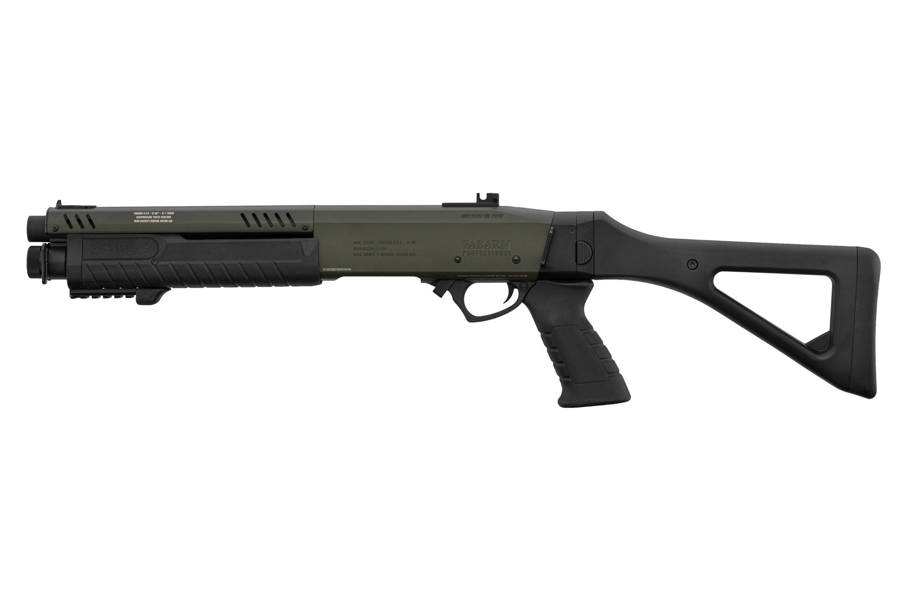 FABARM STF12 Initial Compact OD Green 6mm - Airsoft Gas Non BlowBack FABARM STF12 Initial Compact OD Green 6mm - Airsoft Gas Non BlowBack