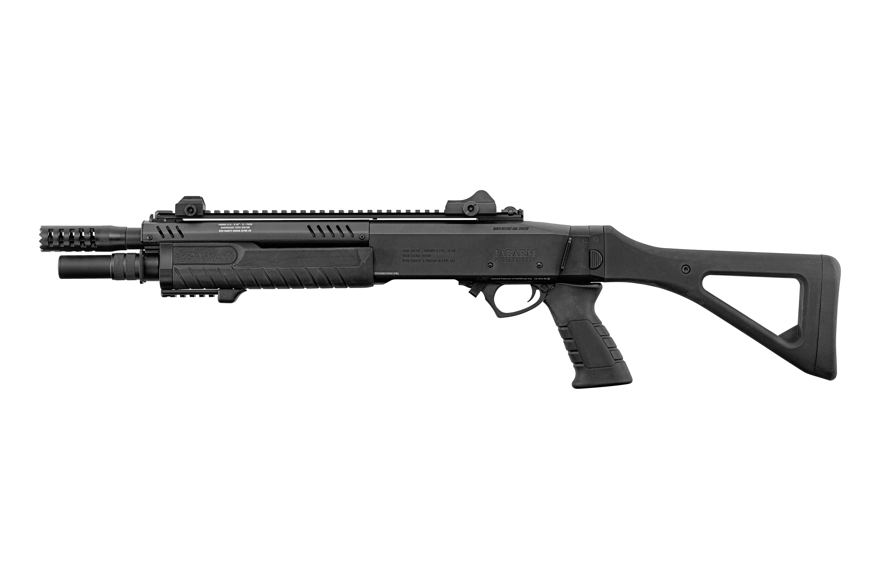 FABARM STF12 Compact schwarz 6mm - Airsoft Gas Non BlowBack FABARM STF12 Compact schwarz 6mm - Airsoft Gas Non BlowBack