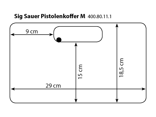 Sig Sauer Koffer Medium Schwarz