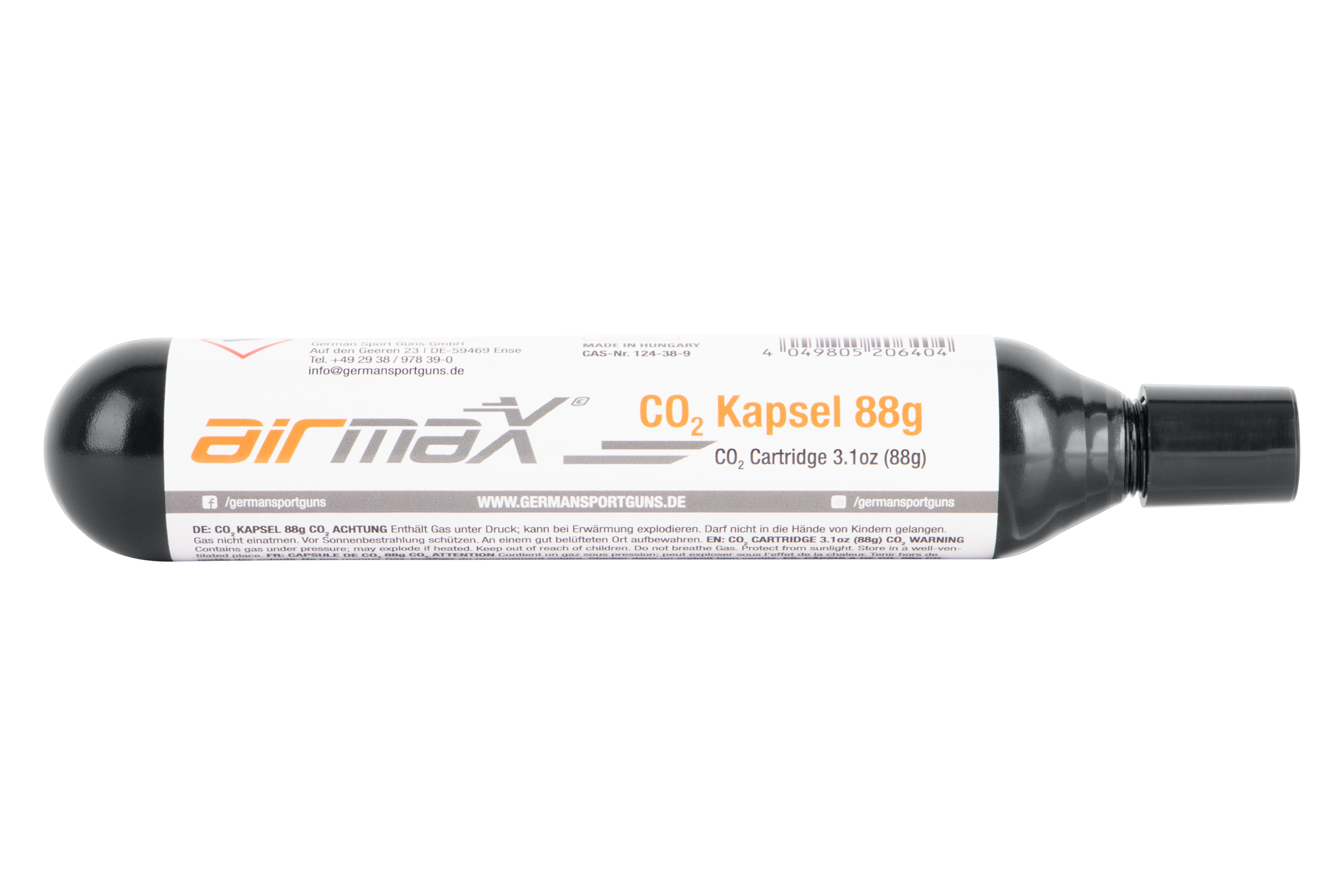 airmaX® Co2 Kapsel airmaX® Co2 Kapsel