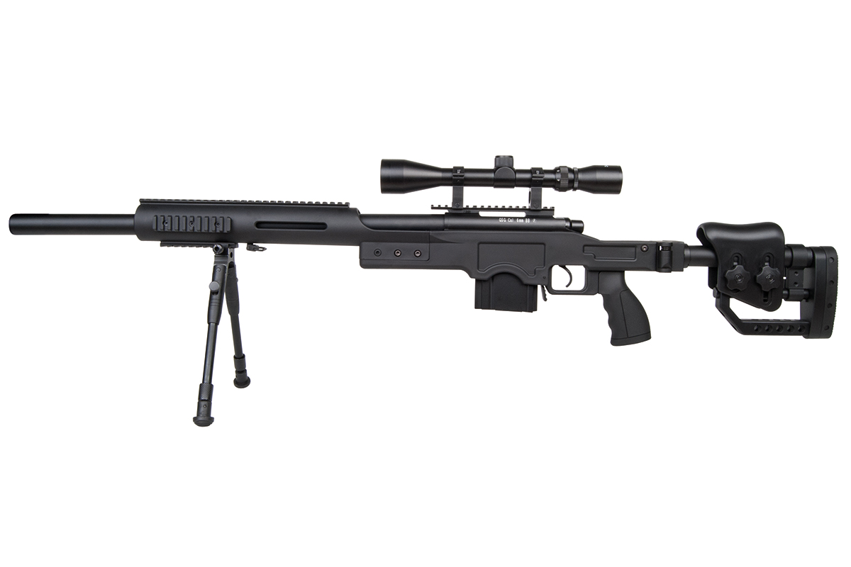 GSG 4410 Sniper Schwarz 6mm - Airsoft Federdruck GSG 4410 Sniper Schwarz 6mm - Airsoft Federdruck