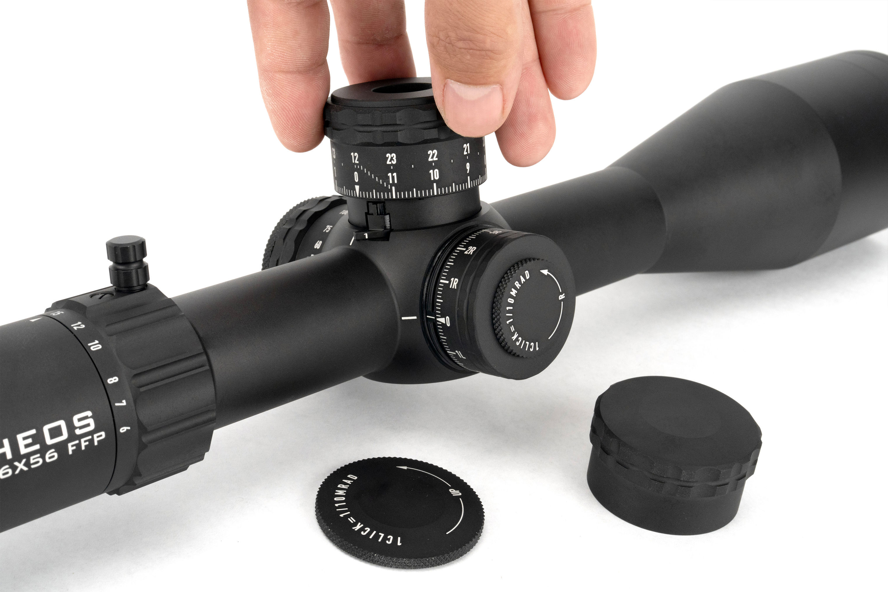Element Optics Theos | 6-36x56 | APR-2D MRAD FFP Schwarz