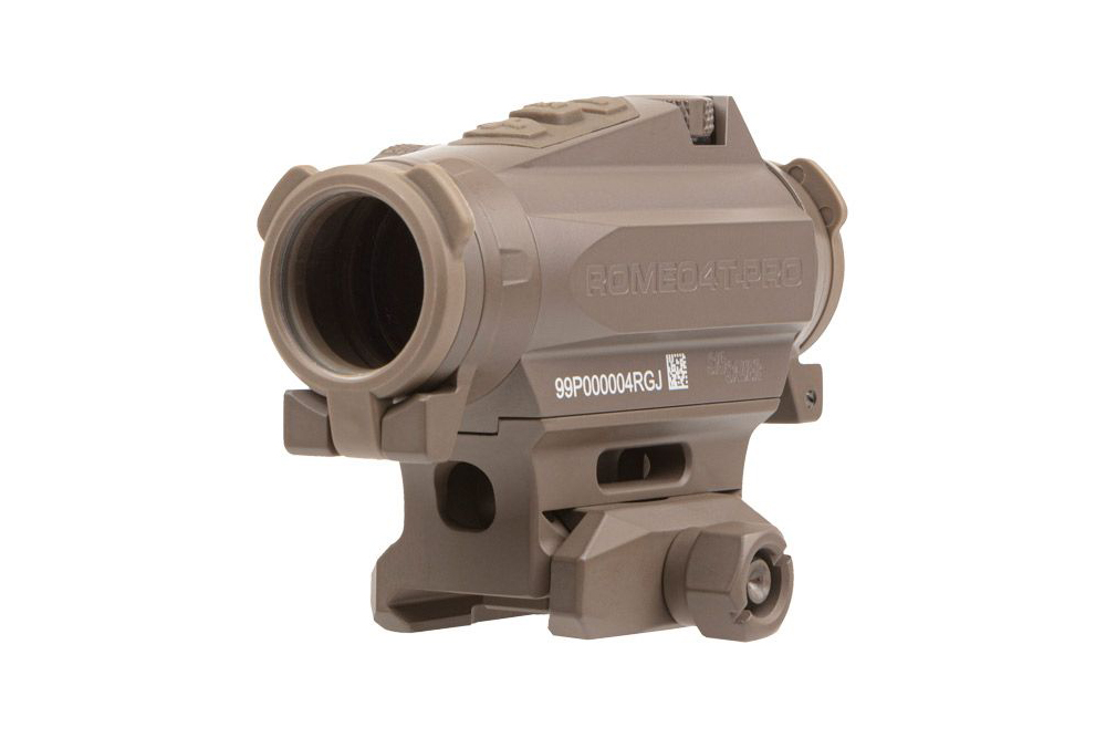 SIG SAUER ROMEO4T-PRO FDE | Quad Ballistic Circle Dot | 2 MOA SIG SAUER ROMEO4T-PRO FDE | Quad Ballistic Circle Dot | 2 MOA