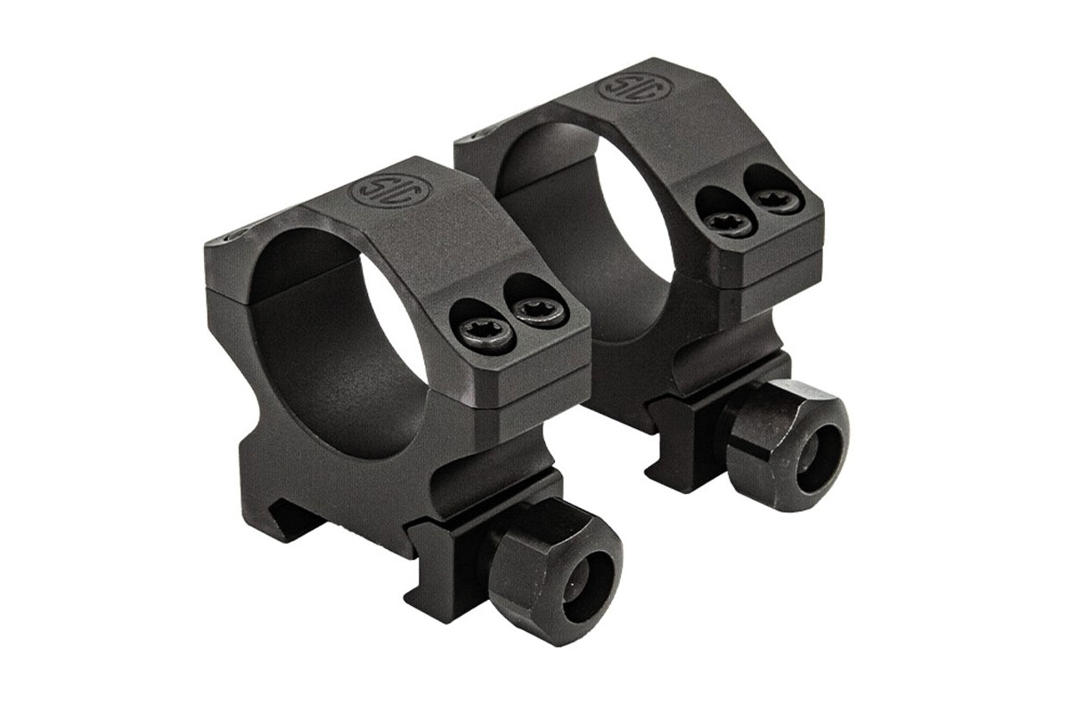 Sig Sauer ALPHA1 Aluminium Montageringe | 1'' | niedrig Sig Sauer ALPHA1 Aluminium Montageringe | 1'' | niedrig