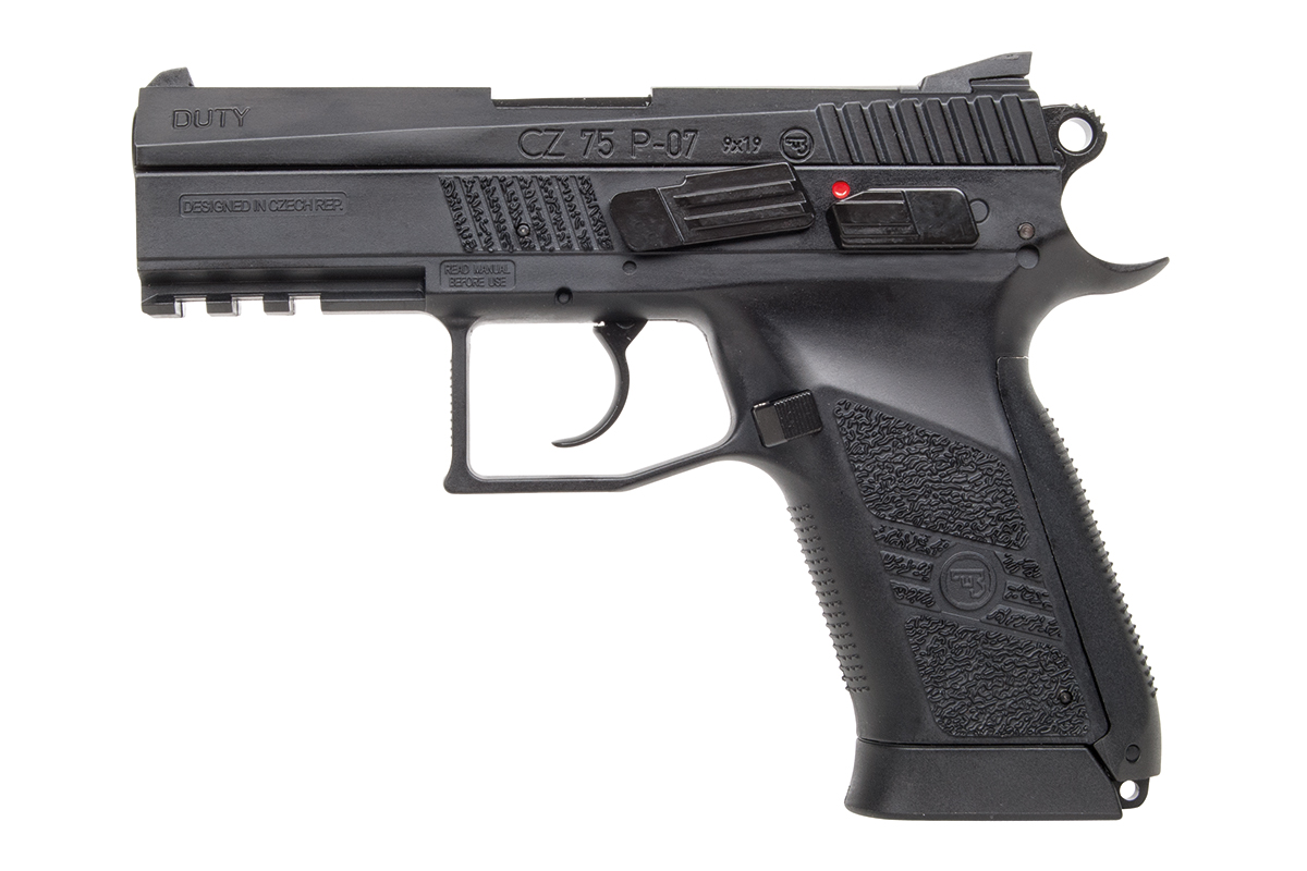 CZ 75 P-07 Duty Schwarz 4,5mm BB - Druckluft Co2 BlowBack CZ 75 P-07 Duty Schwarz 4,5mm BB - Druckluft Co2 BlowBack