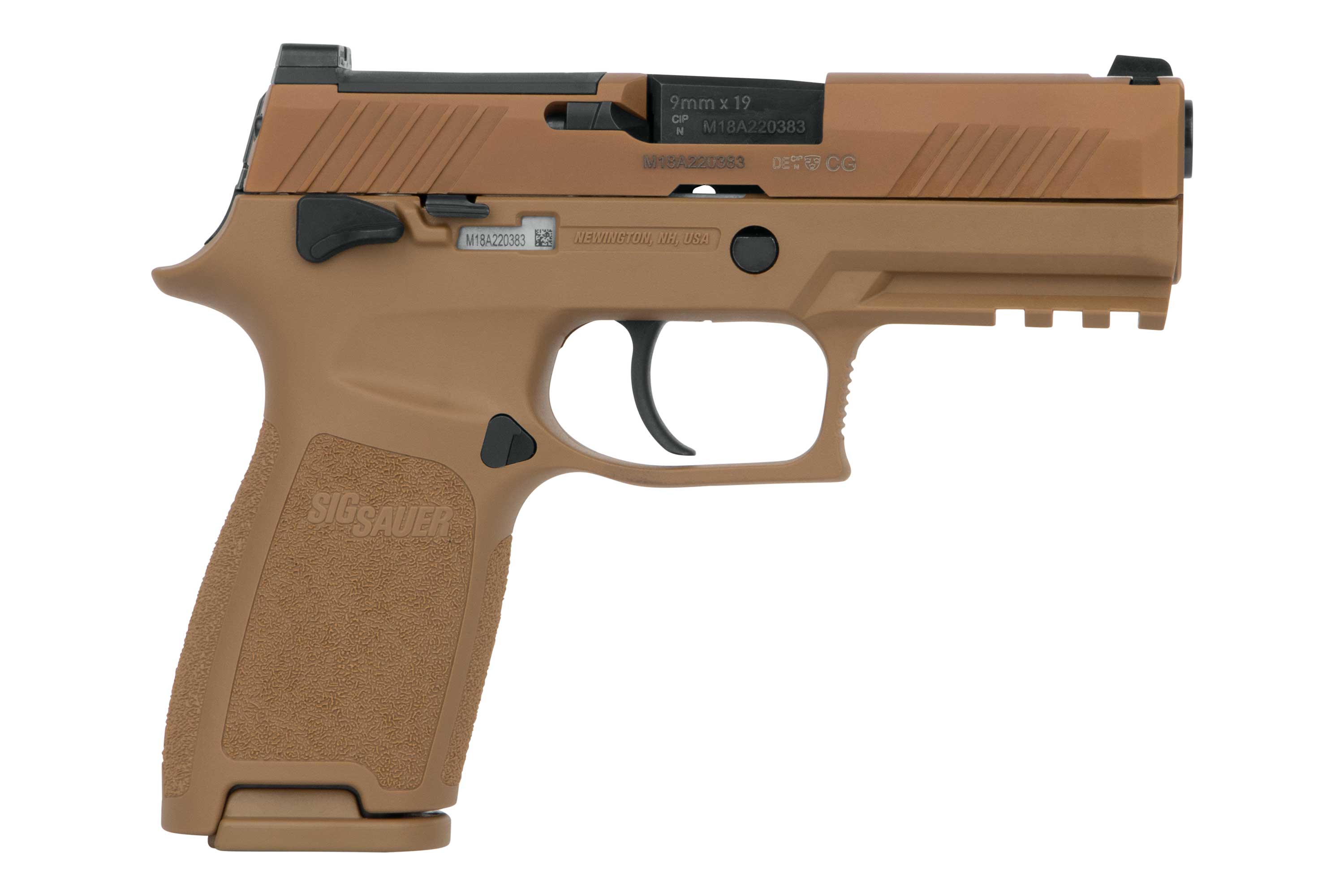 SIG SAUER P320-M18 Coyote Tan 9mm Luger - Selbstladepistole