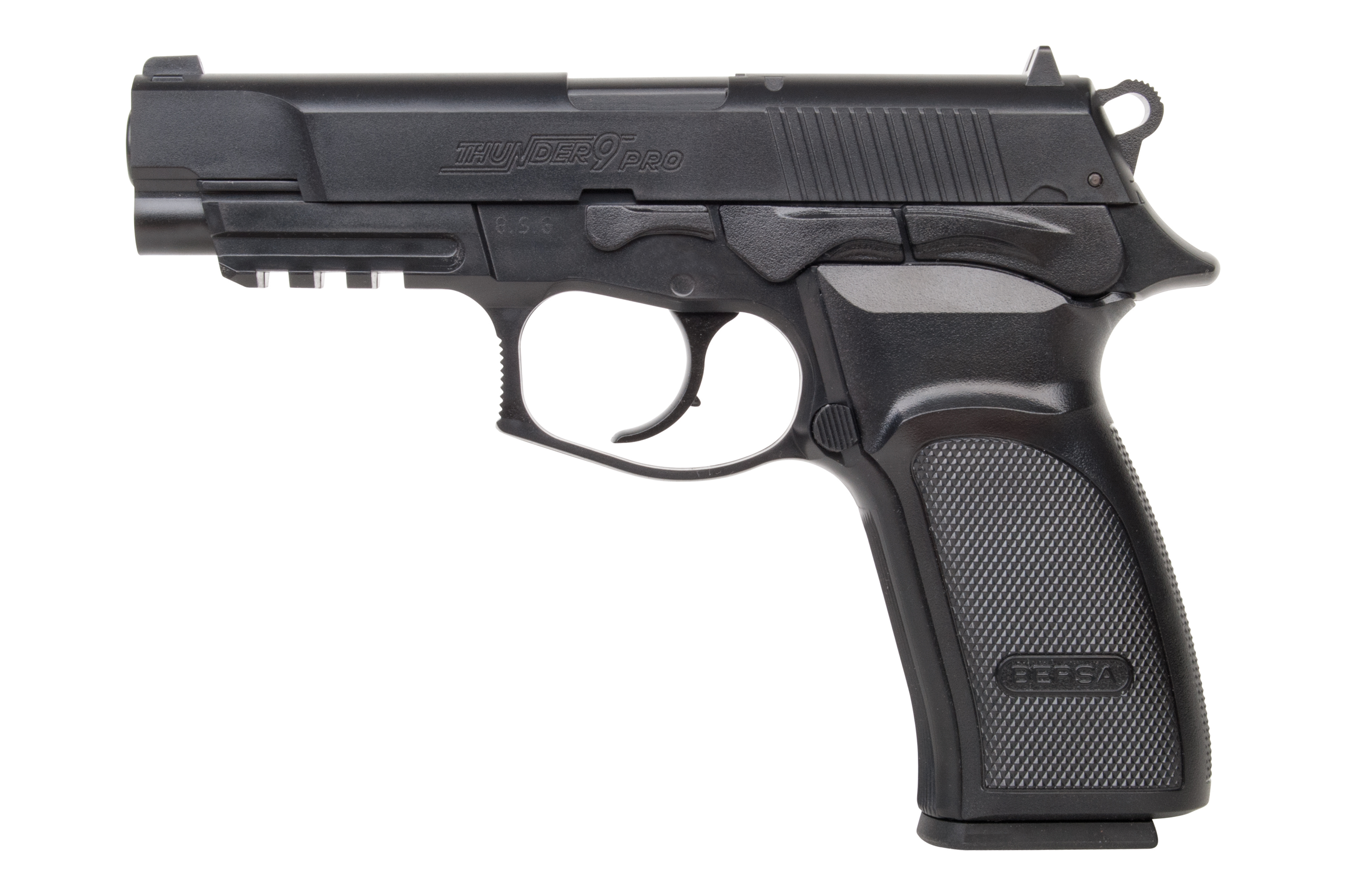 Bersa Thunder 9 Pro Schwarz 4,5mm BB - Druckluft Co2 Non BlowBack Bersa Thunder 9 Pro Schwarz 4,5mm BB - Druckluft Co2 Non BlowBack