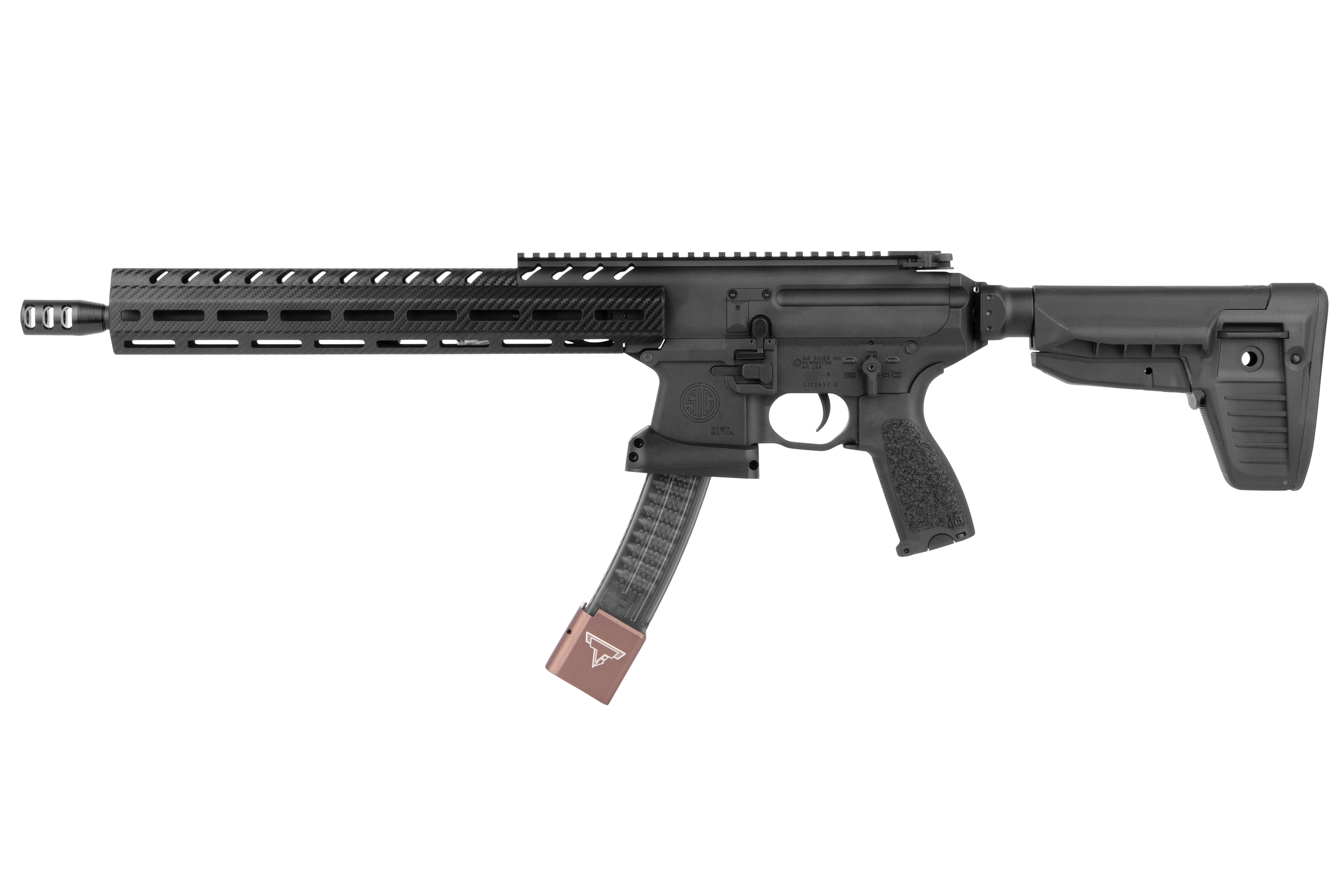 Custom Sig Sauer PF MPX JW TTI Carbon 6mm - Airsoft S-AEG Custom Sig Sauer PF MPX JW TTI Carbon 6mm - Airsoft S-AEG