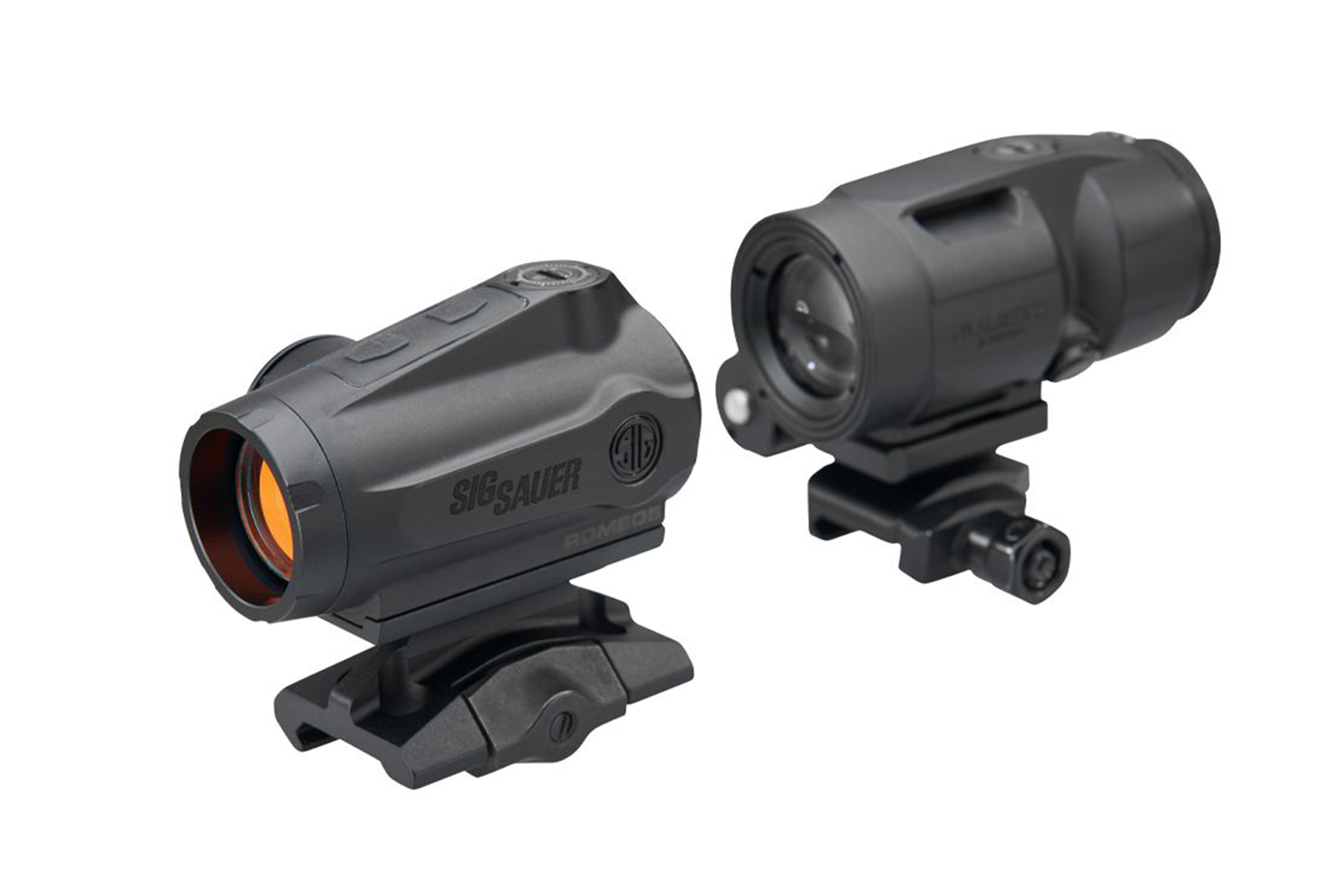SIG SAUER ROMEO5 Gen 2 Compact Red Dot | 2 MOA + JULIET3 Micro Magnifier SIG SAUER ROMEO5 Gen 2 Compact Red Dot | 2 MOA + JULIET3 Micro Magnifier