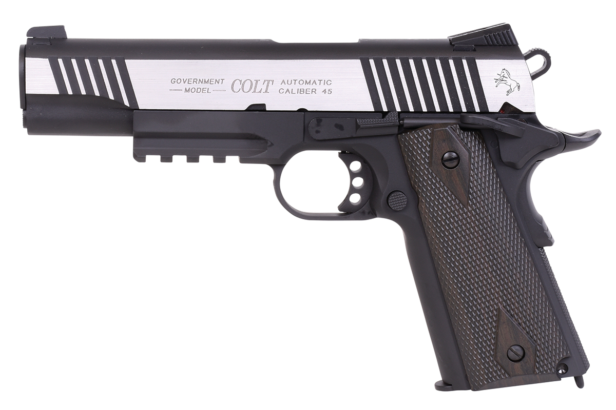 Colt 1911 Railgun Bicolor 6mm - Airsoft Co2 BlowBack Colt 1911 Railgun Bicolor 6mm - Airsoft Co2 BlowBack