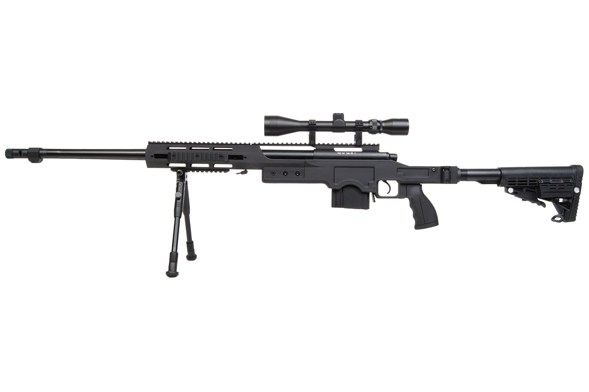 GSG 4412 Sniper Schwarz 6mm - Airsoft Federdruck GSG 4412 Sniper Schwarz 6mm - Airsoft Federdruck
