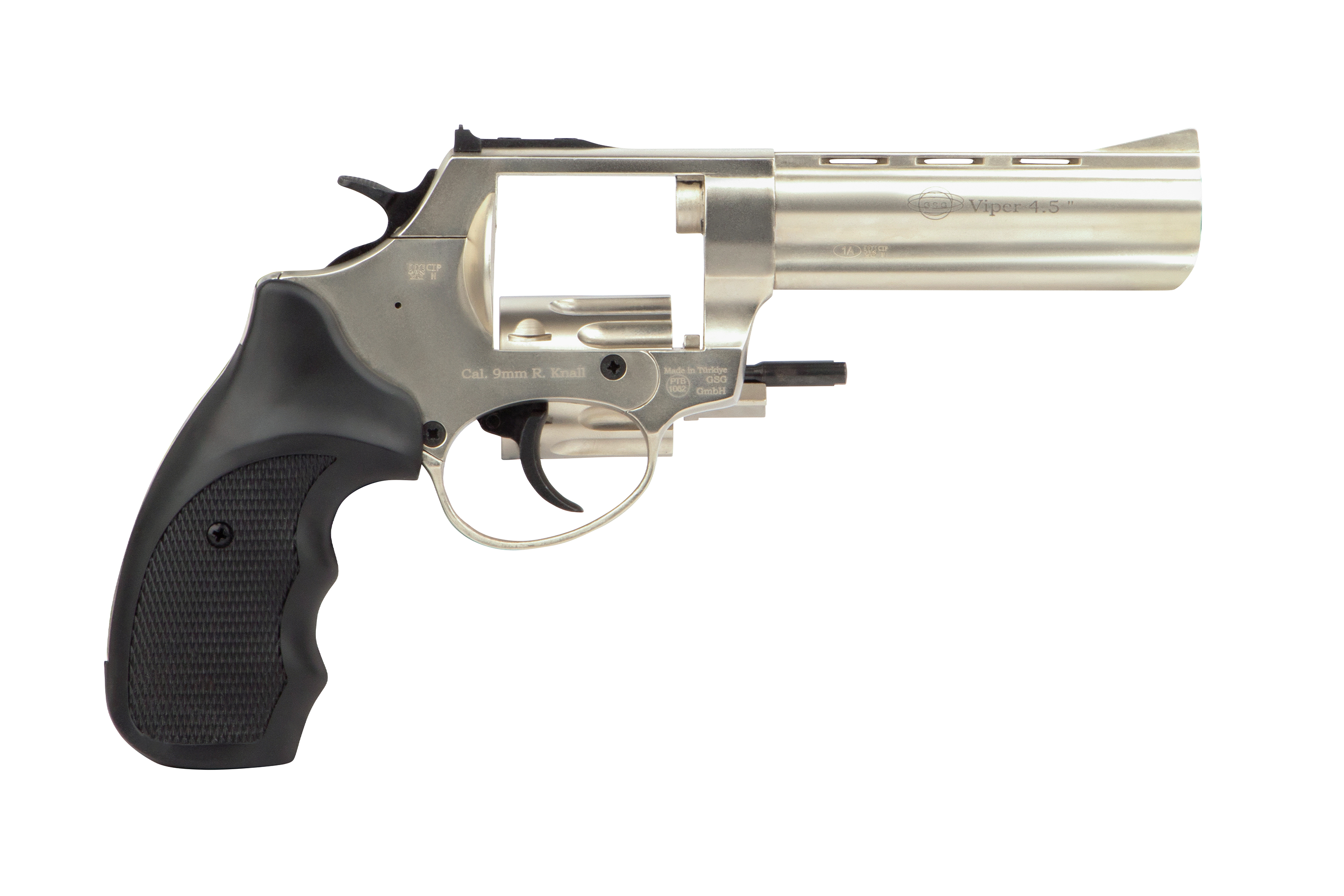 Ekol Viper 4,5'' Nickel 9 mm R. - Gas-Signal