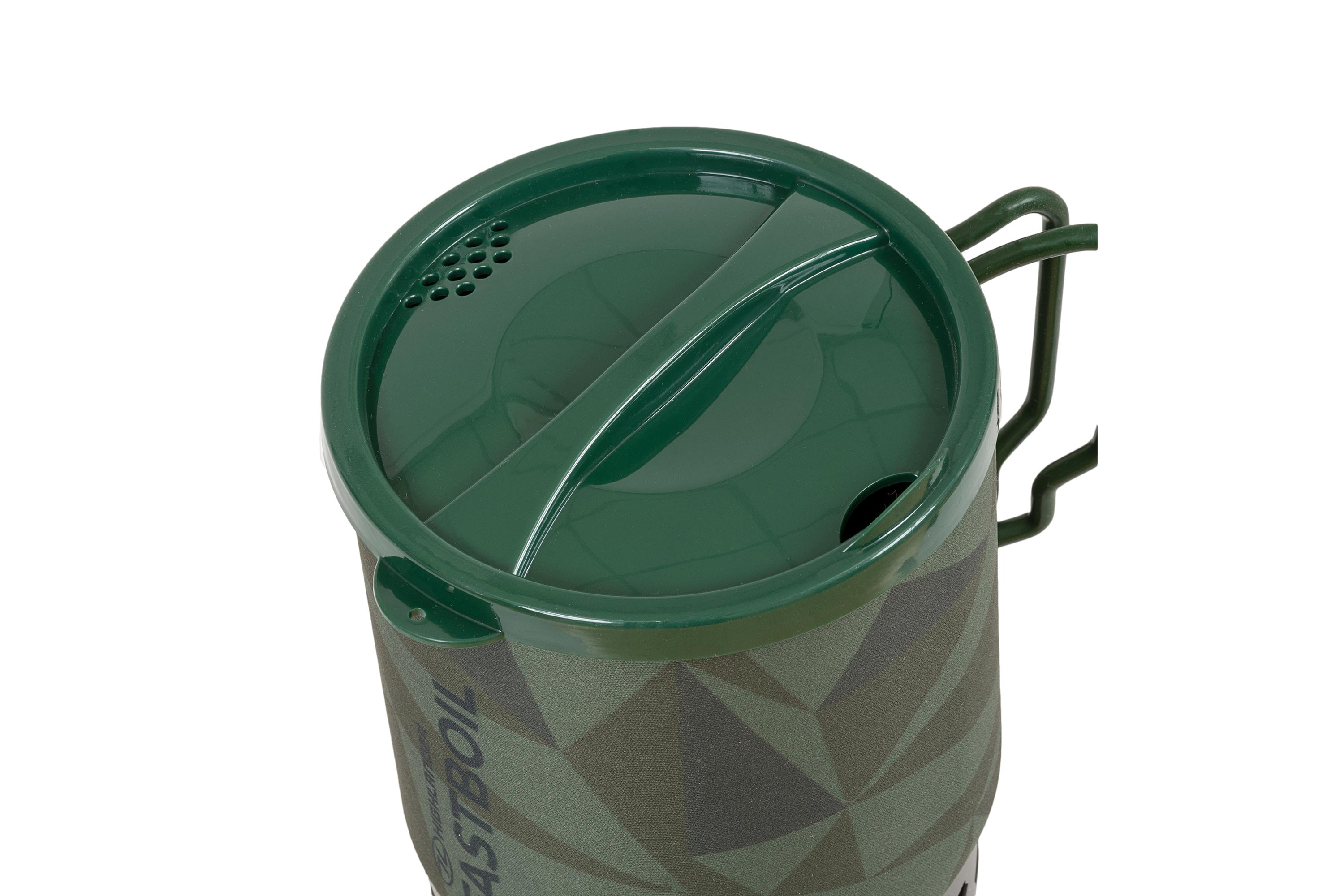 Highlander Forces Fast Boil Camping Gaskocher 1,1l Oliv