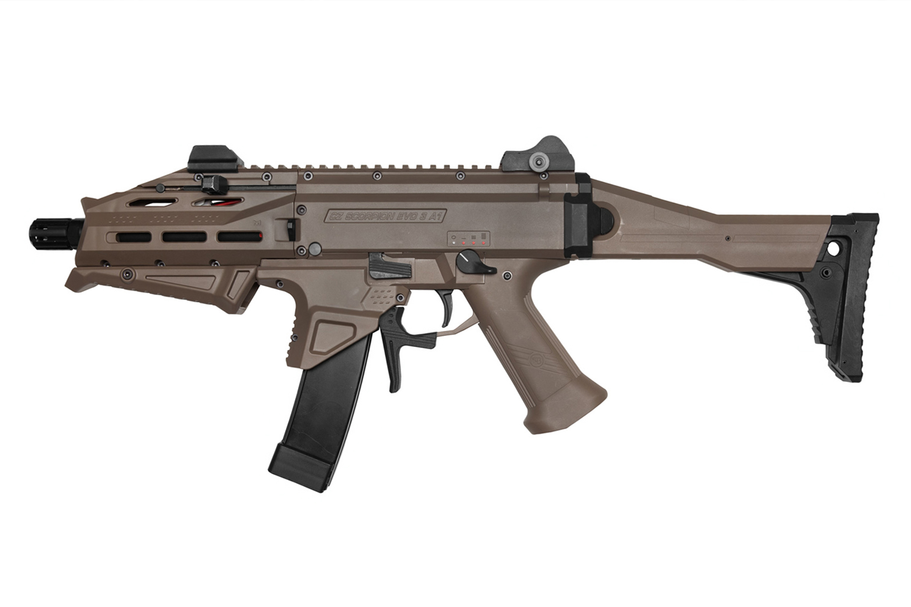 CZ Scorpion EVO 3 ATEK FDE 6mm - Airsoft S-AEG CZ Scorpion EVO 3 ATEK FDE 6mm - Airsoft S-AEG