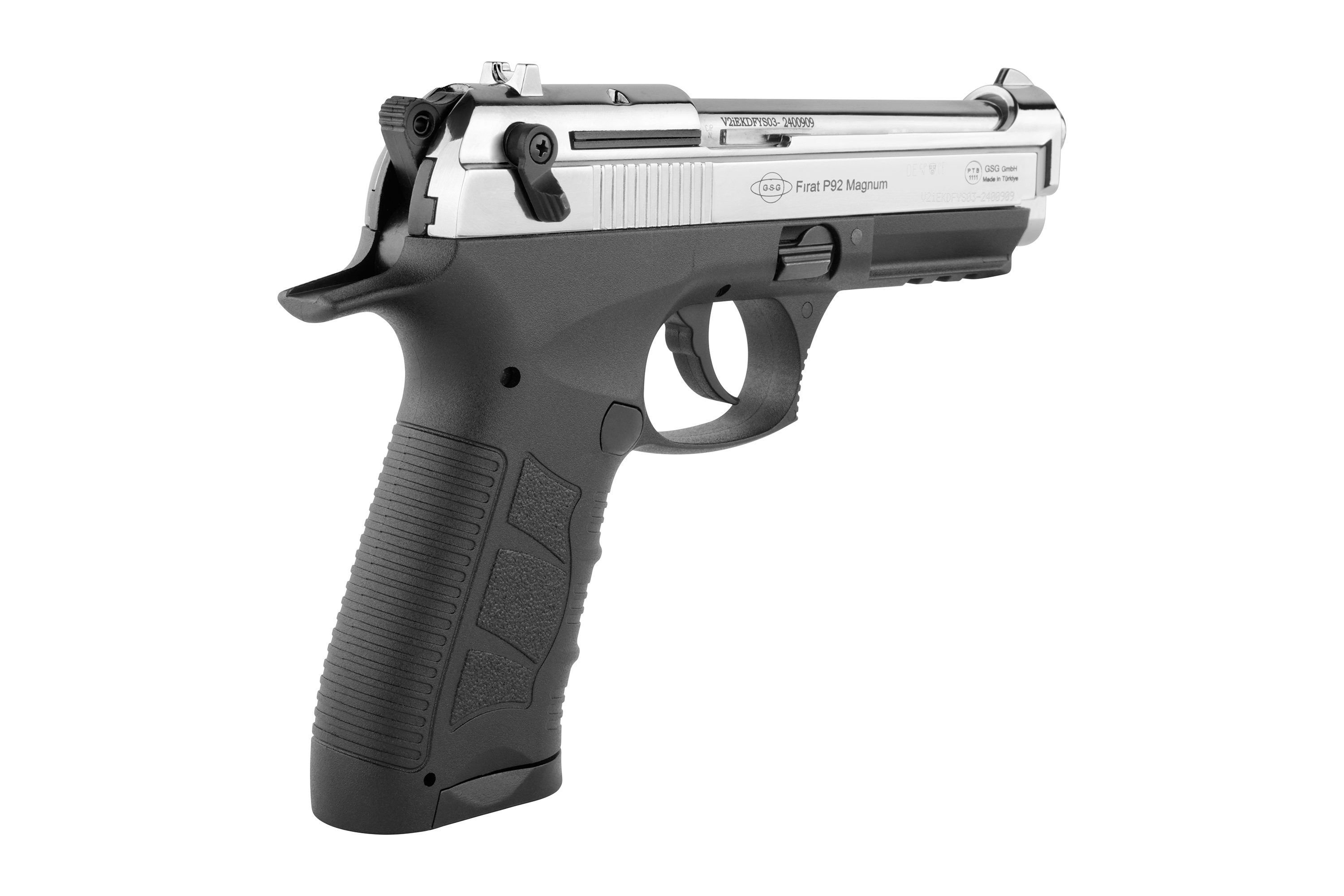 EKOL Firat P92 Magnum Chrom 9mm P.A.K. - Gas Signal
