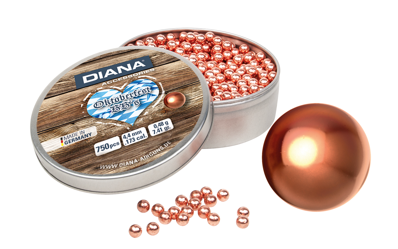 DIANA Oktoberfest Blei BBs verkupfert 4,4mm 750 Stück DIANA Oktoberfest Blei BBs verkupfert 4,4mm 750 Stück
