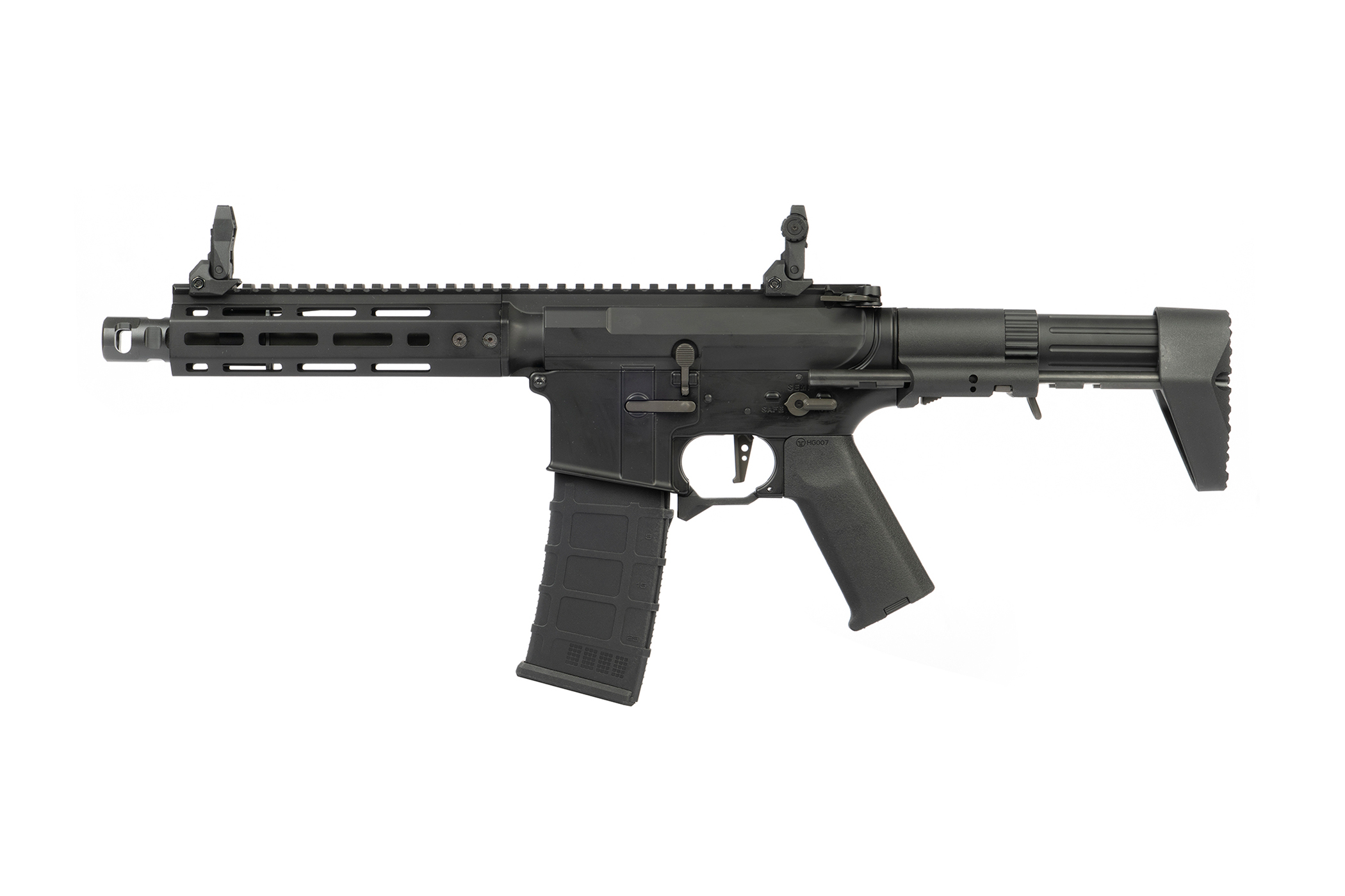 Ares Gel Blaster M-LOK 'S' Schwarz 8mm - Airsoft S-AEG