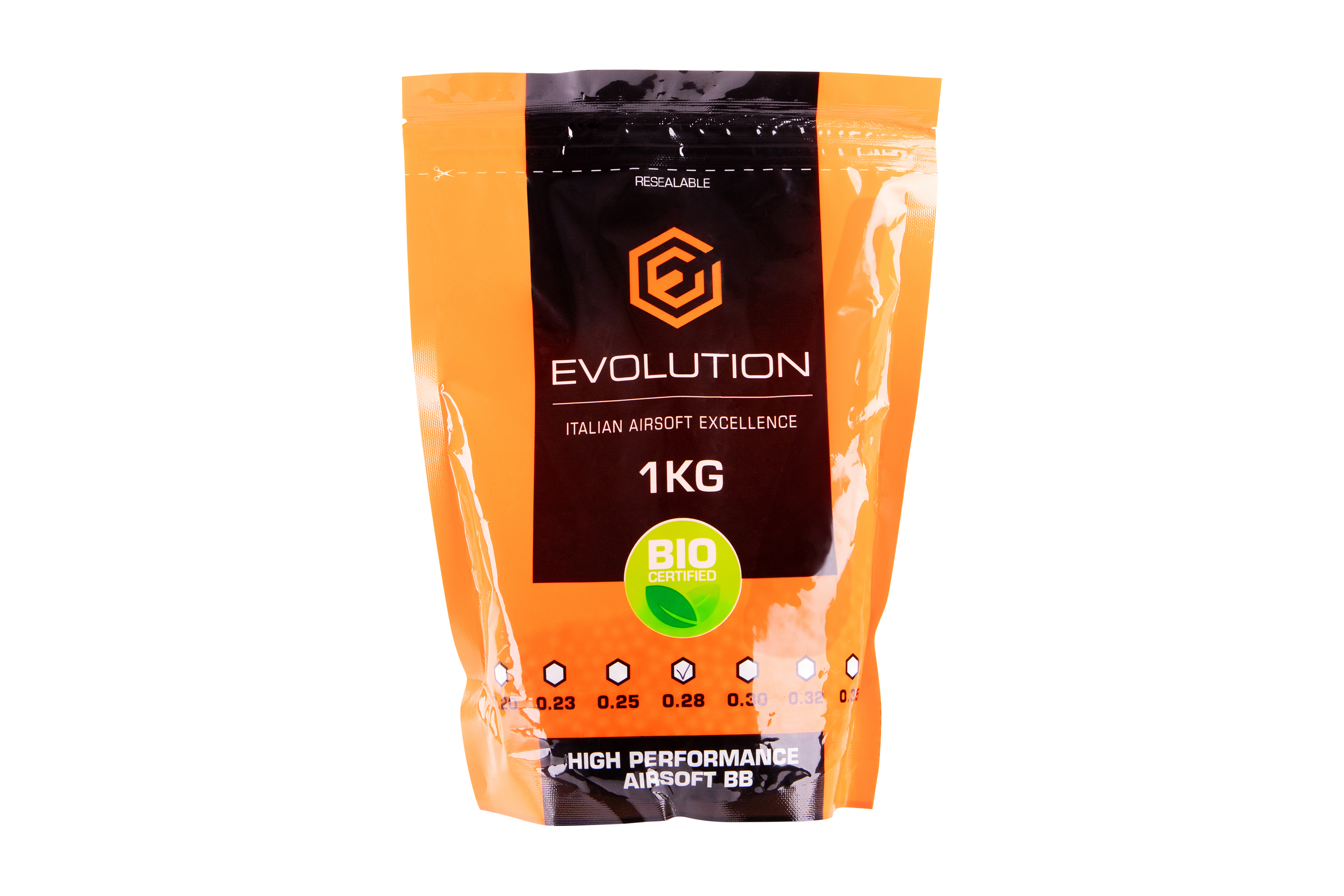 Evolution High Performance Airsoft BIO BBs 6 mm 0,28 g 3.570 Stück Evolution High Performance Airsoft BIO BBs 6 mm 0,28 g 3.570 Stück