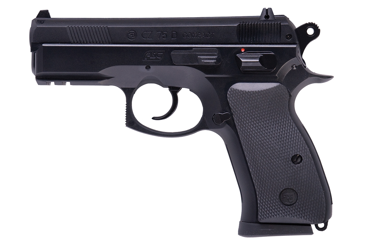 CZ 75D Compact Schwarz 6mm - Airsoft Co2 Non BlowBack CZ 75D Compact Schwarz 6mm - Airsoft Co2 Non BlowBack