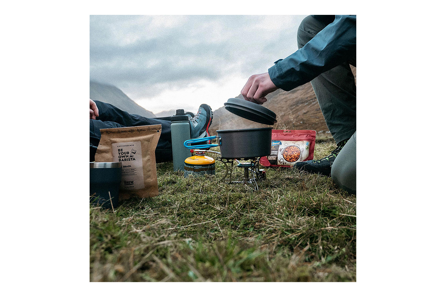 Highlander Camping Kochset Vertex Family