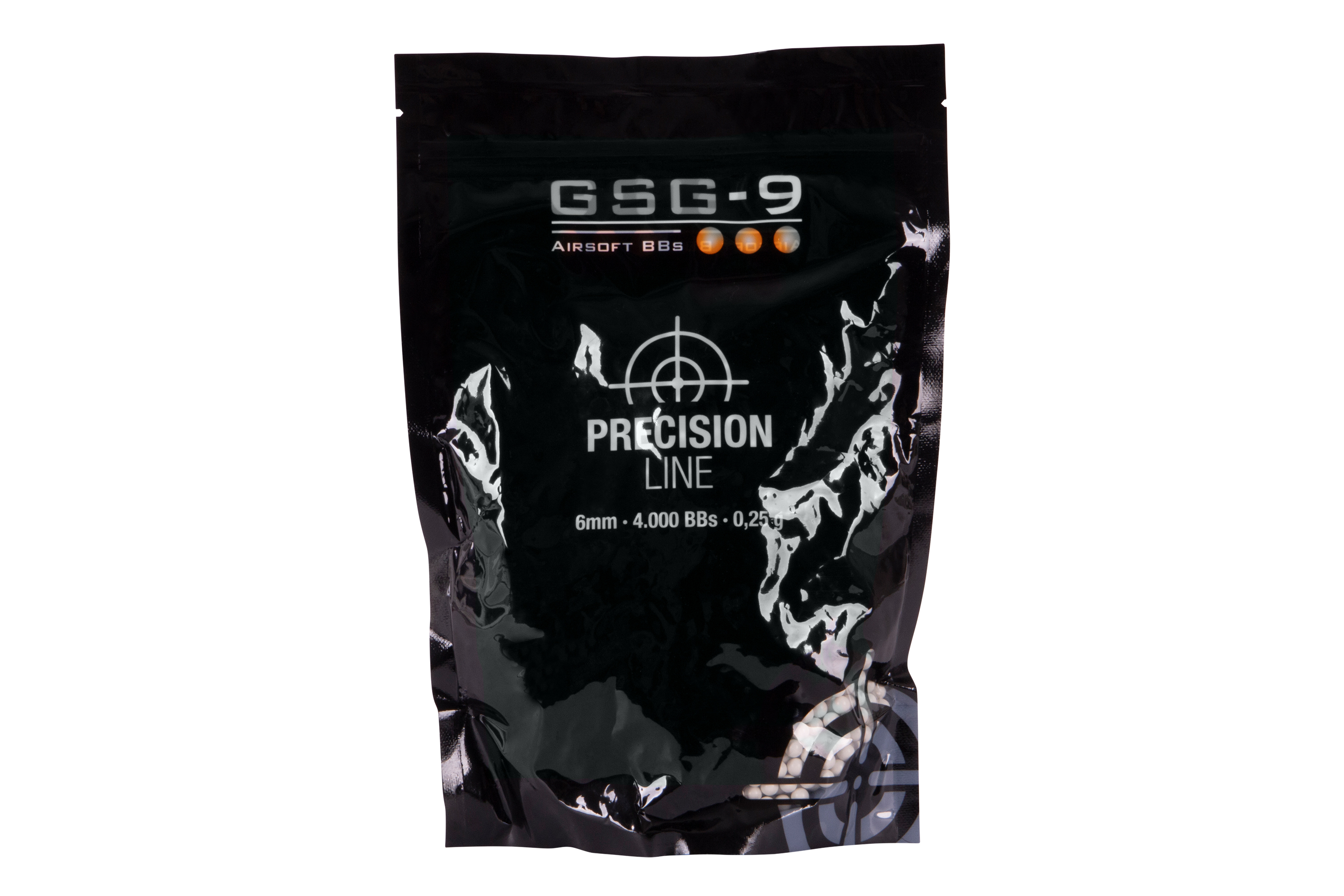 GSG-9 Precision Line 6mm BBs Weiß 0,25 g 4.000 Stück