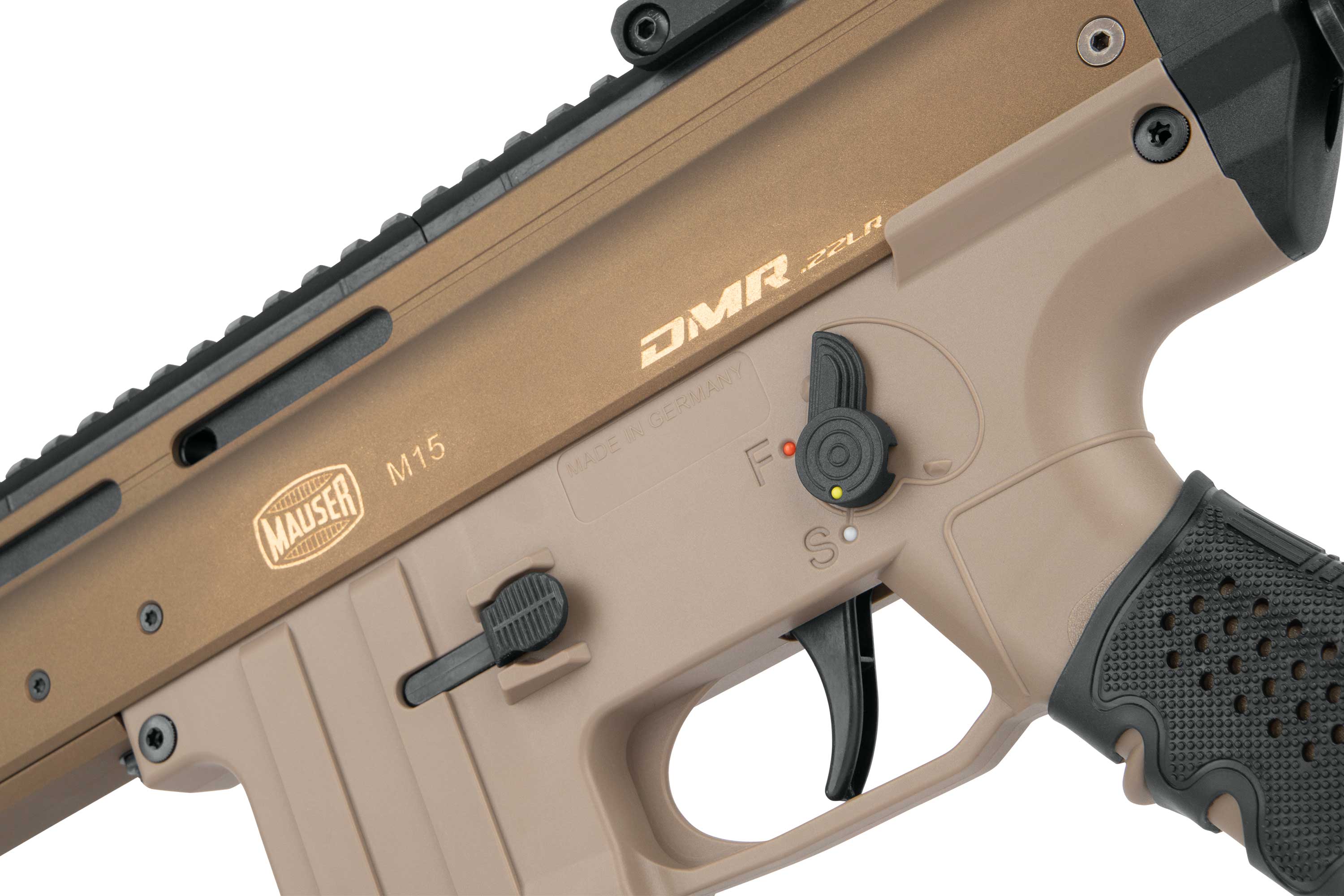 MAUSER M15 DMR Bronze/TAN .22lr HV - Selbstladebüchse