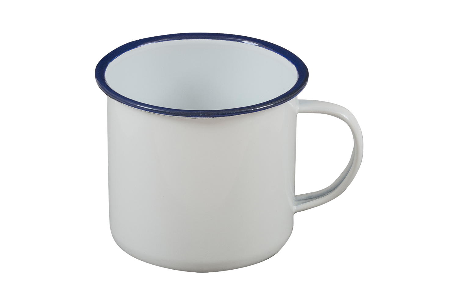 Highlander Emaille Becher Vintage 560ml Weiß