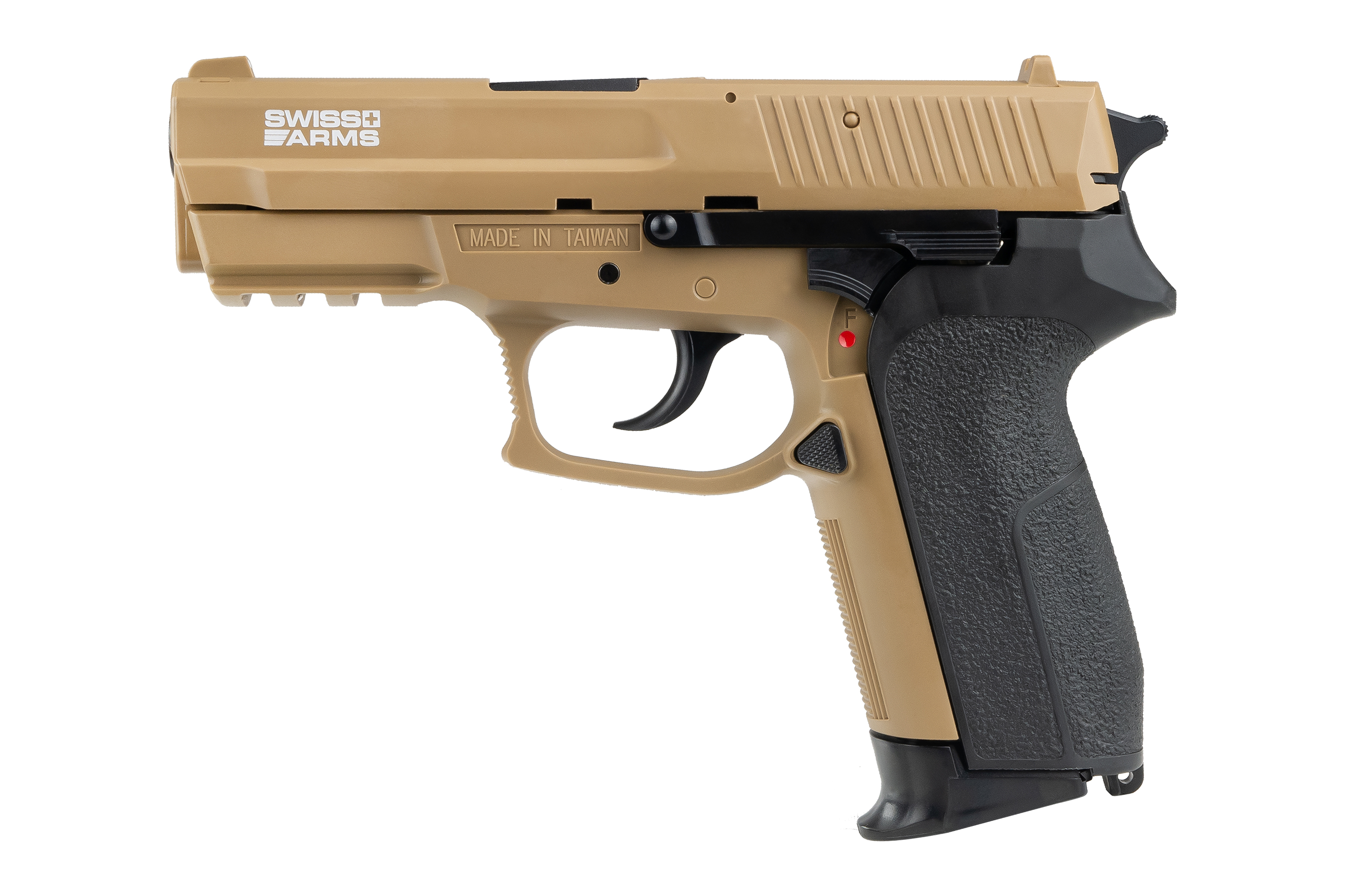 Swiss Arms MLE HPA Flat Dark Earth 6 mm BB - Airsoft Federdruck < 0,5 Joule