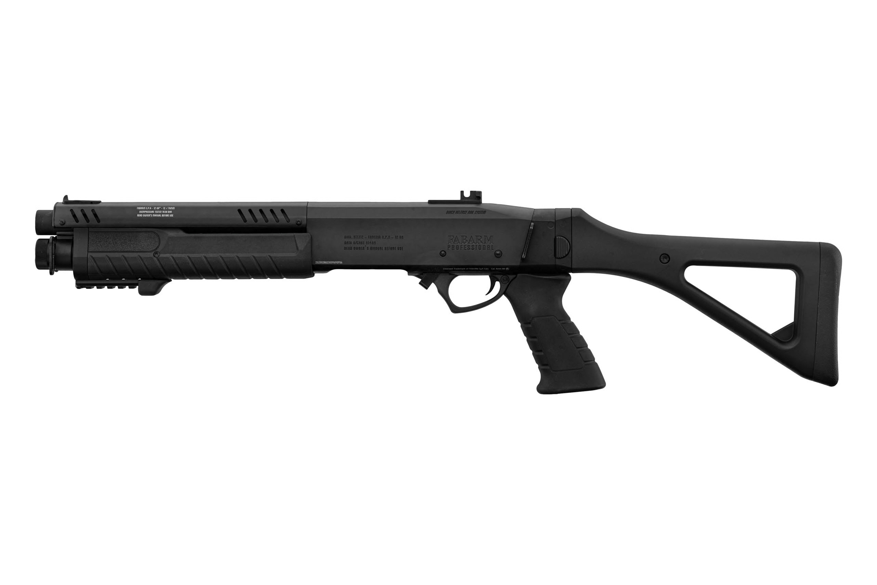 FABARM STF12 Initial Compact Schwarz 6mm - Airsoft Gas Non BlowBack FABARM STF12 Initial Compact Schwarz 6mm - Airsoft Gas Non BlowBack