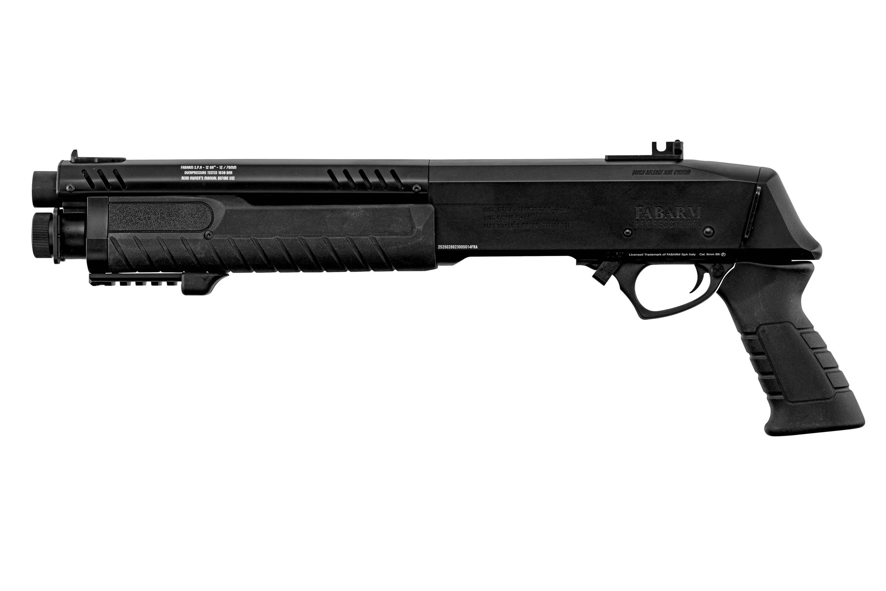 FABARM STF12 Initial short schwarz 6mm - Airsoft Gas Non BlowBack FABARM STF12 Initial short schwarz 6mm - Airsoft Gas Non BlowBack